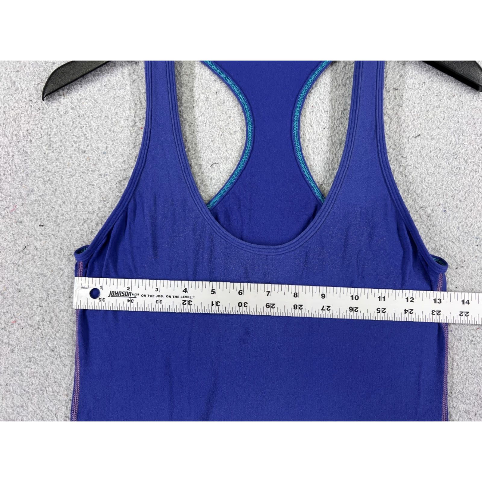 Lululemon Lululemon Shirt Women 4 Blue Cool Racerback Luon - Tank Top, Sleeveless, Jersey Knit, Regular Size 4, Casual Workwear, Activewear, 90s? Wait. Size S / US 4 / IT 40 - 6 Thumbnail