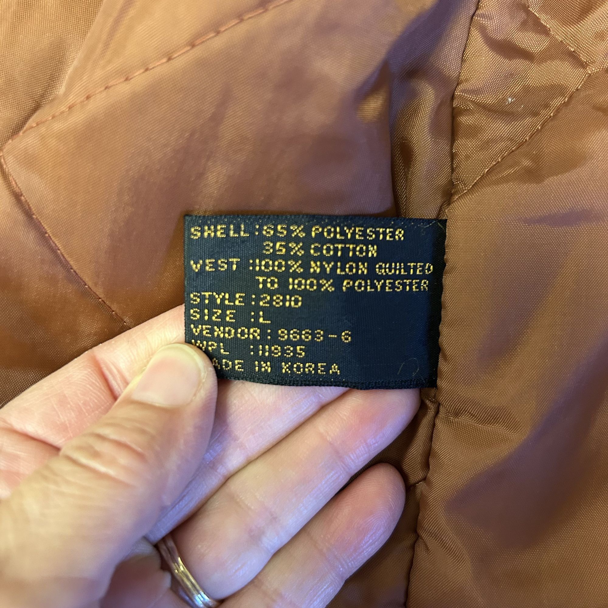 Other 80's Porsha Winer Men Beige QUILTED Lined Coat HOODED Jacket Size US L / EU 52-54 / 3 - 6 Thumbnail