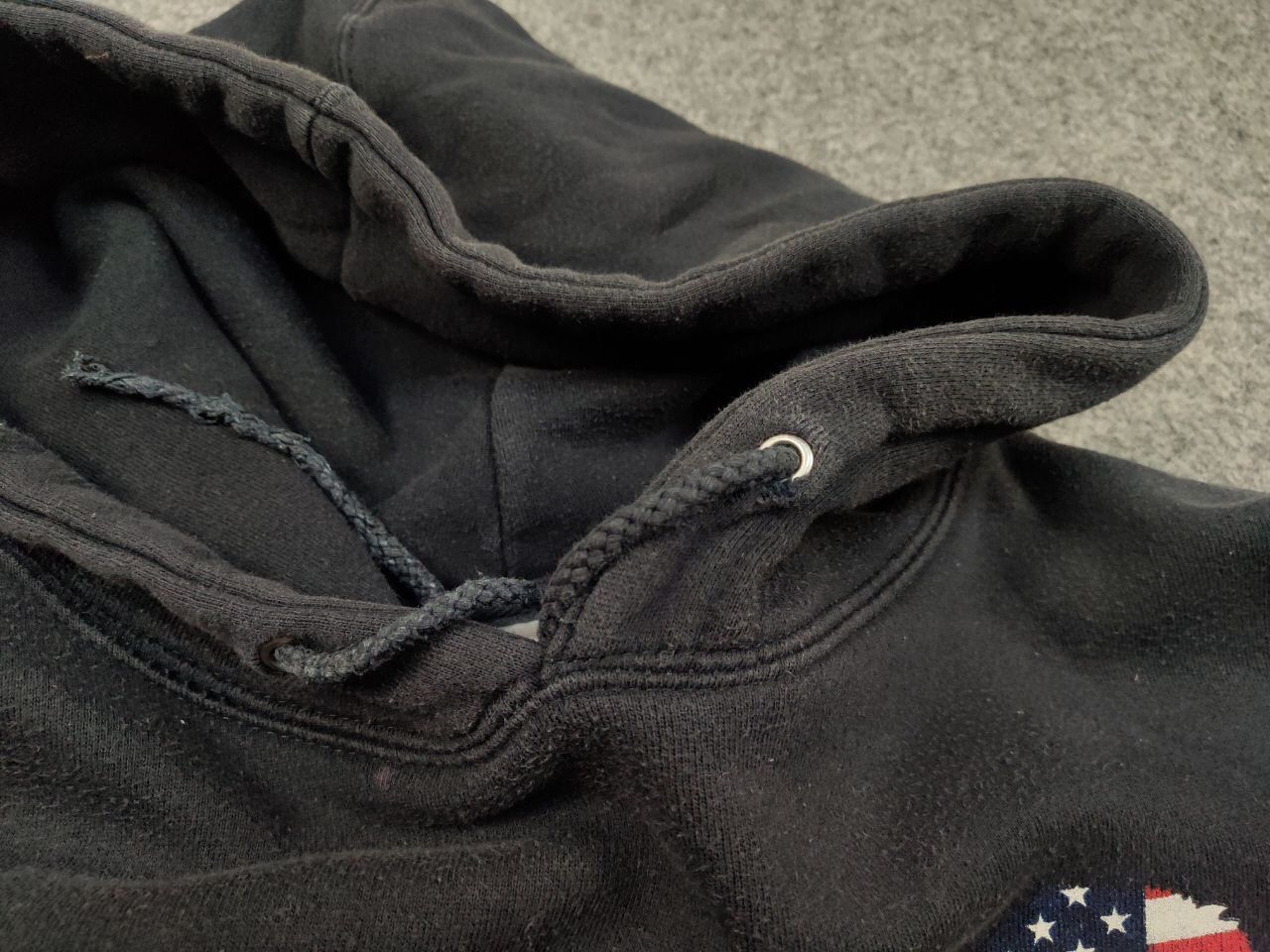 RIPNDIP Ripndip Horde and state USA flag logo Faded Black Hoodie Size US S / EU 44-46 / 1 - 16 Thumbnail