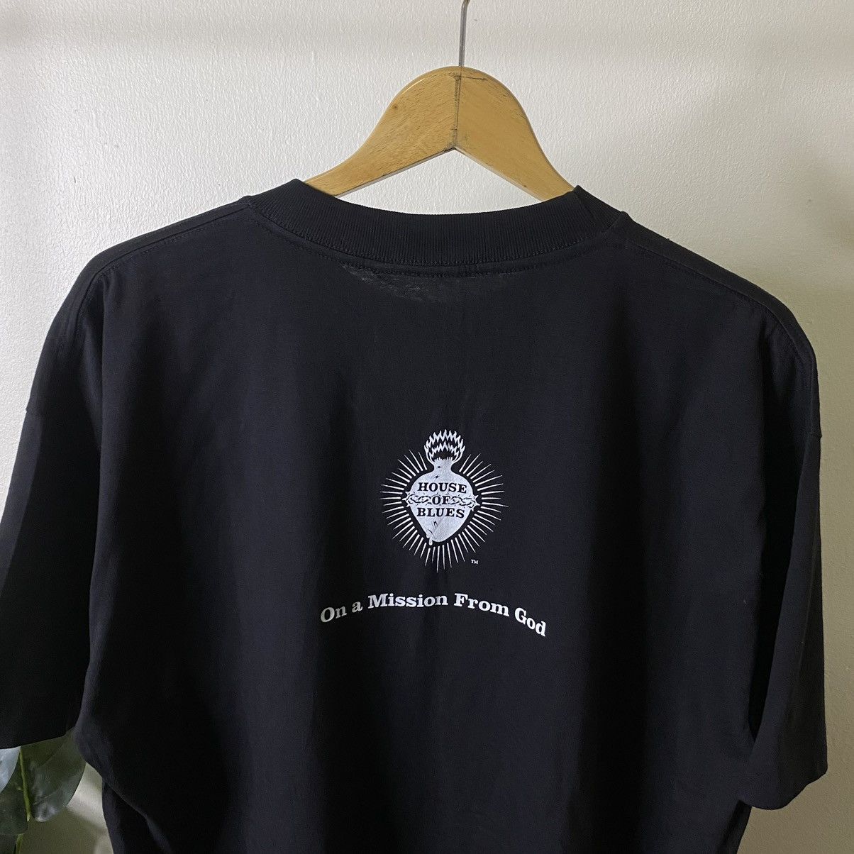Vintage 1990s The Blues Brothers House of Blues Movie Promo T Shirt Size US XL / EU 56 / 4 - 6 Thumbnail
