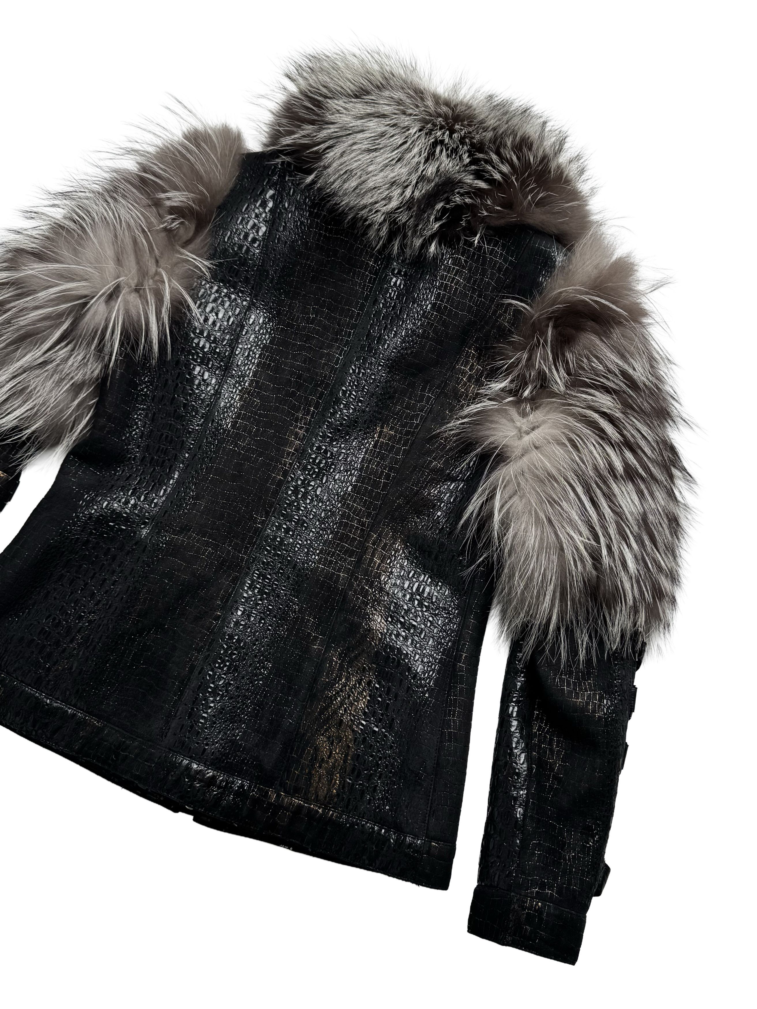 Vintage Vintage Real Sheepskin Jacket With Real Fur Details Size S / US 4 / IT 40 - 14 Thumbnail