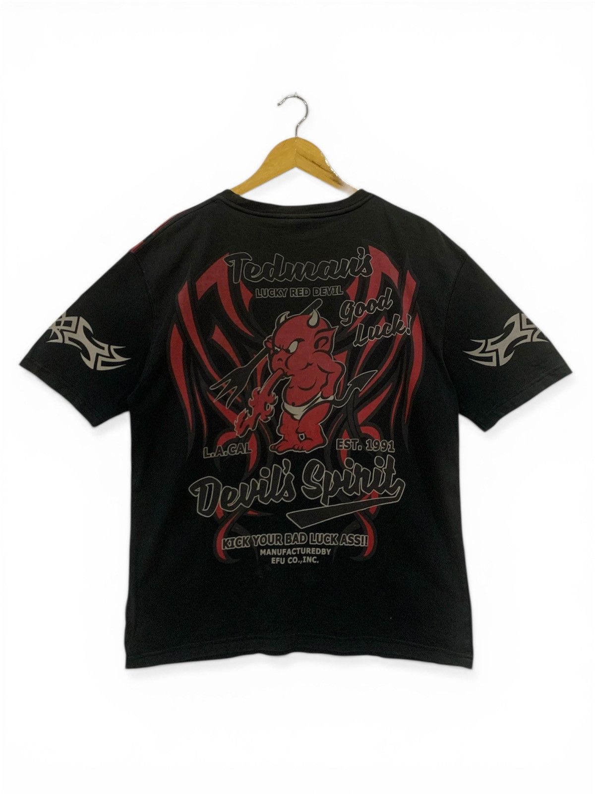 Japanese Brand Ted Company Devil’s Equipment T-shirt Size US L / EU 52-54 / 3 - 1 Thumbnail