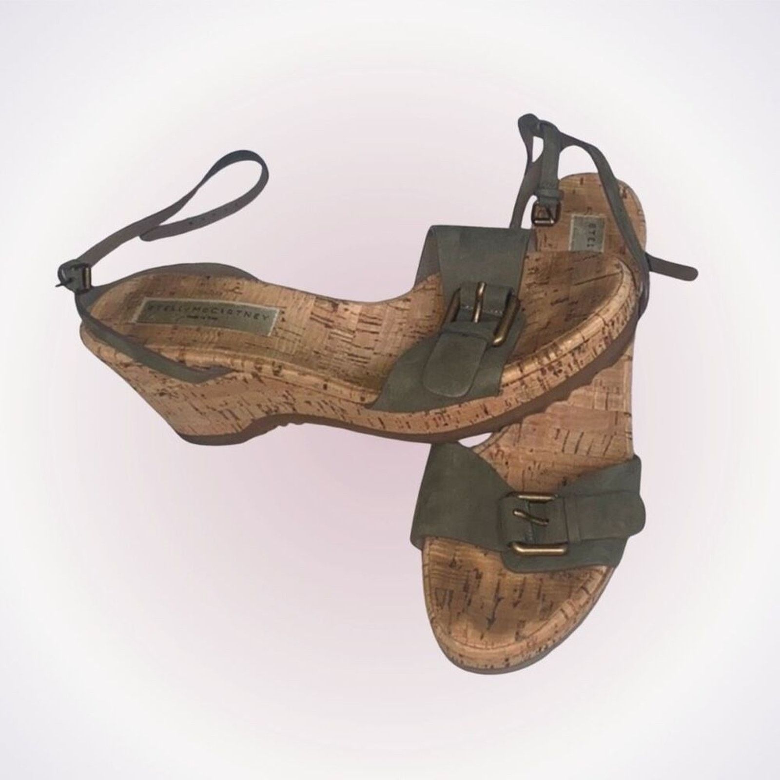 Stella McCartney Stella McCartney Cork Wedge Sandals | Size 39 (US 8.5) Size US 8.5 / IT 38.5 - 1 Thumbnail