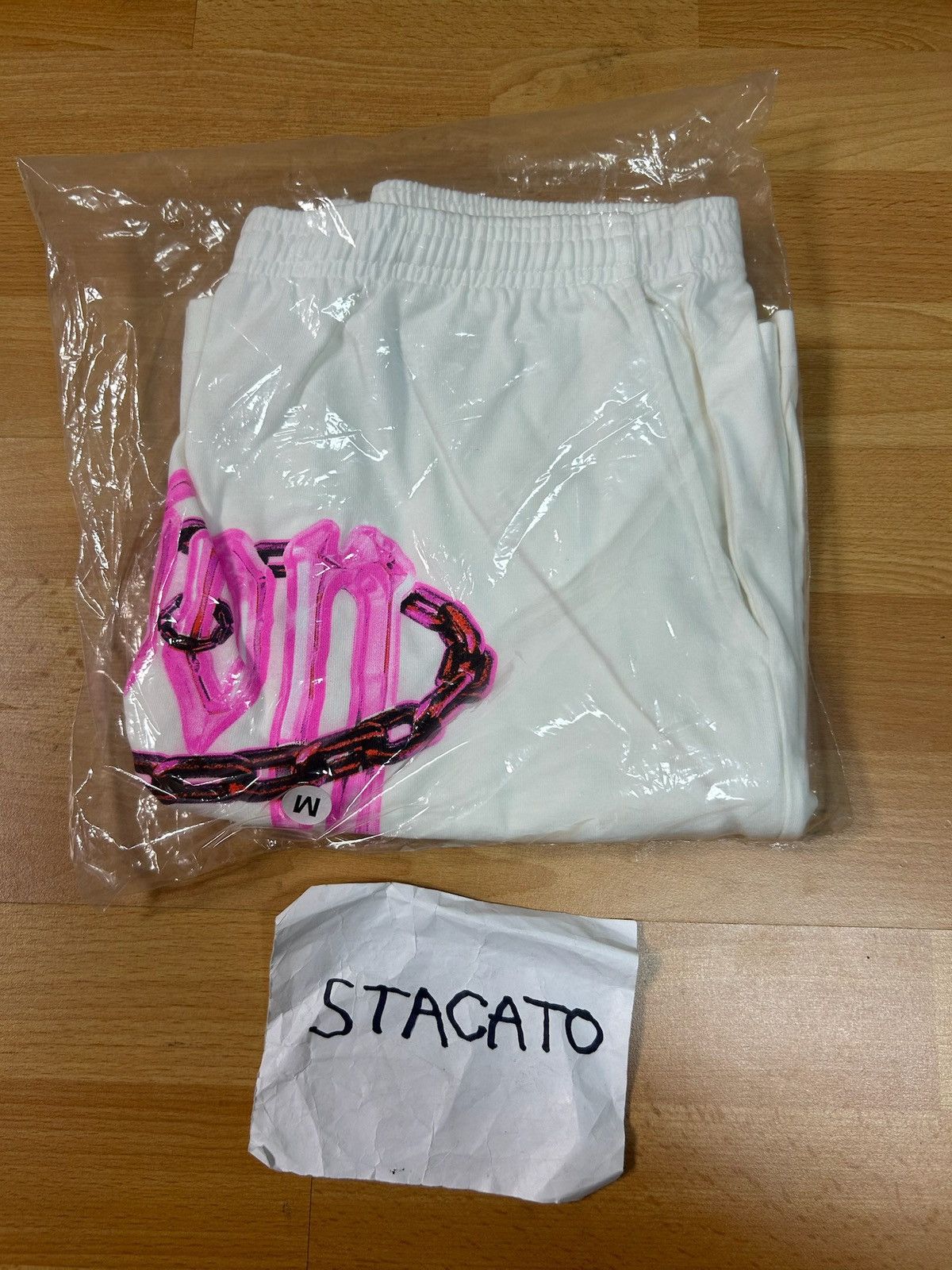 Other Fiction Y2K Chain Shorts White/Pink Size US 32 / EU 48 - 2 Thumbnail
