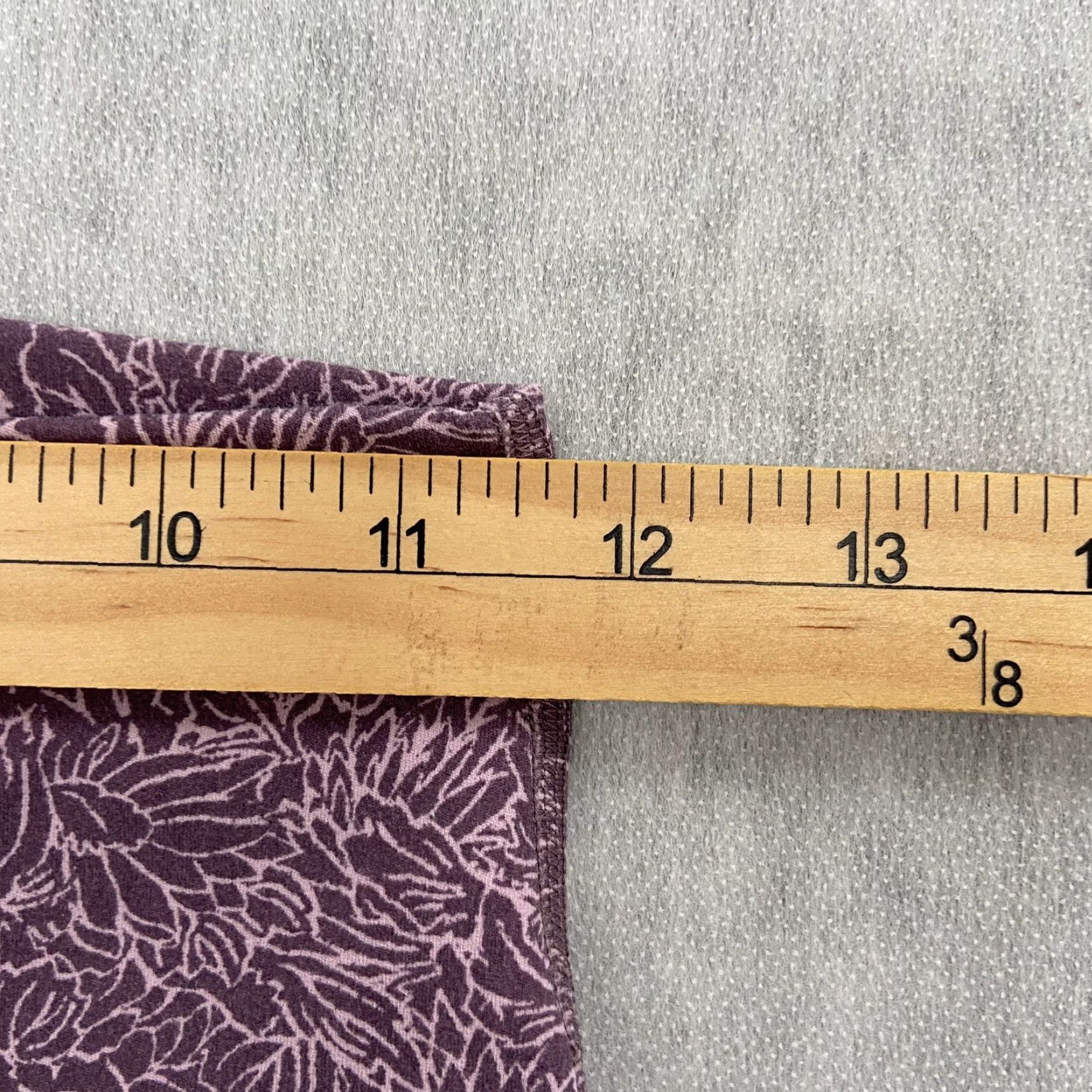 Lululemon Lululemon Womens Crop Leggings All Over Floral Print Purple Size 6 Pull-On Tapered Inseam 20in Activewear Pants Lounge Size 28" / US 6 / IT 42 - 7 Thumbnail