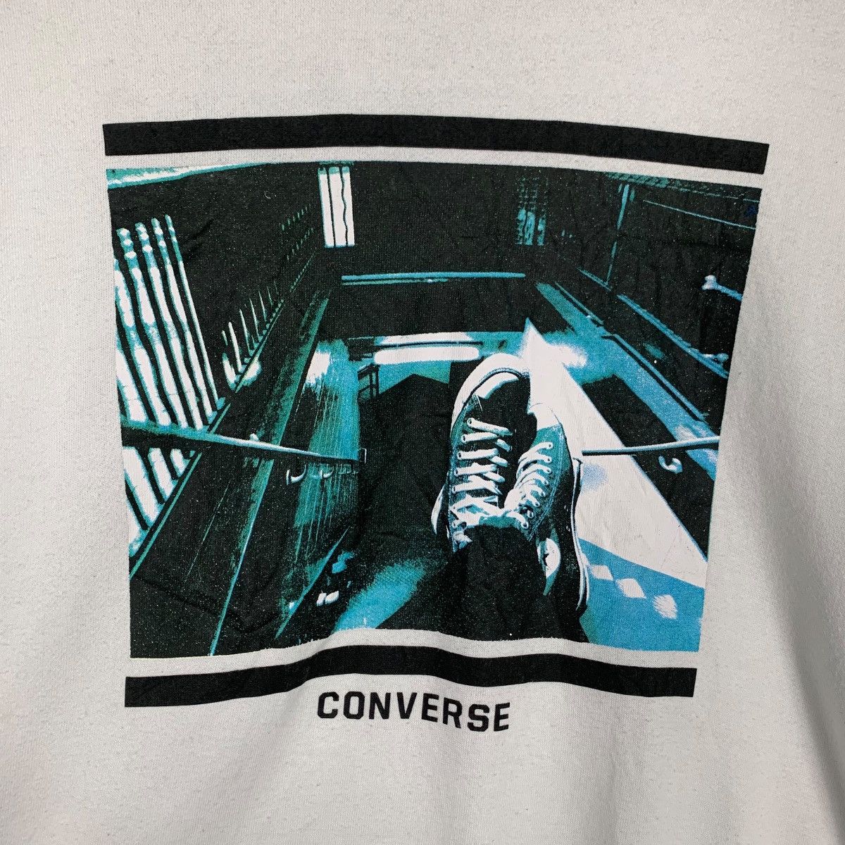 Converse CONVERSE Graphics Printed Crewneck Sweatshirt #1877-C82 Size US L / EU 52-54 / 3 - 9 Thumbnail