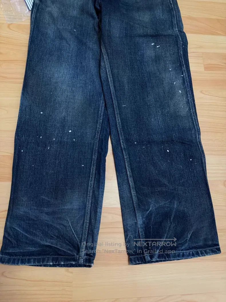 Neighborhood Neighborhood size S Bull King Washed Splattered Denim Jeans Size US 27 - 2 Thumbnail