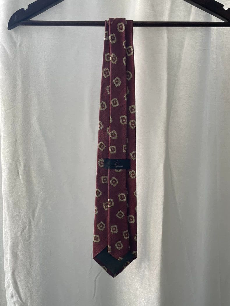 Yohji Yamamoto yohji Yamamoto Small pattern silk red tie Size ONE SIZE - 3 Thumbnail