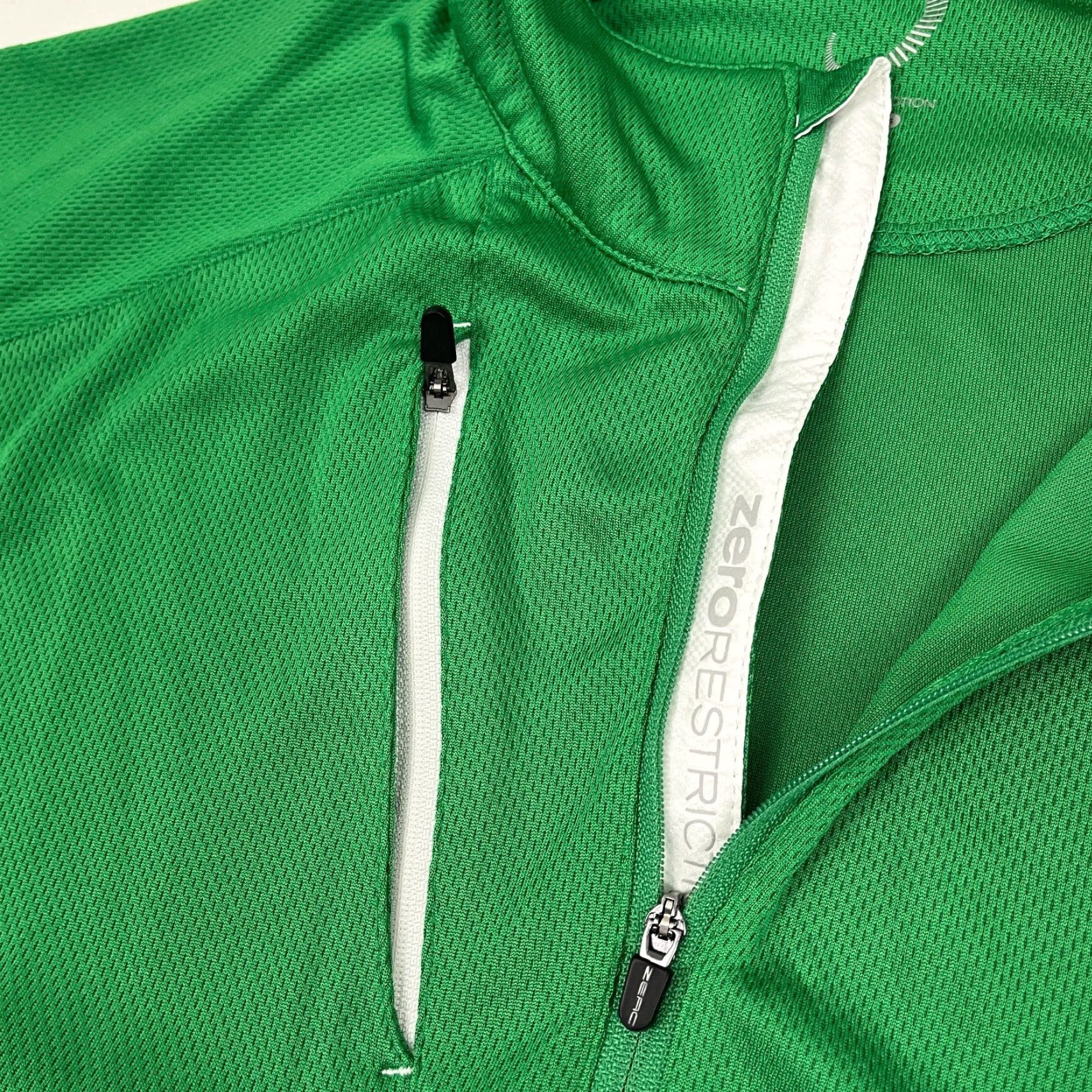 Vintage Zero Restriction Tour Series Jacket Mens Large Green 1/2 Zip Pullover Golf Prep Size US L / EU 52-54 / 3 - 6 Thumbnail