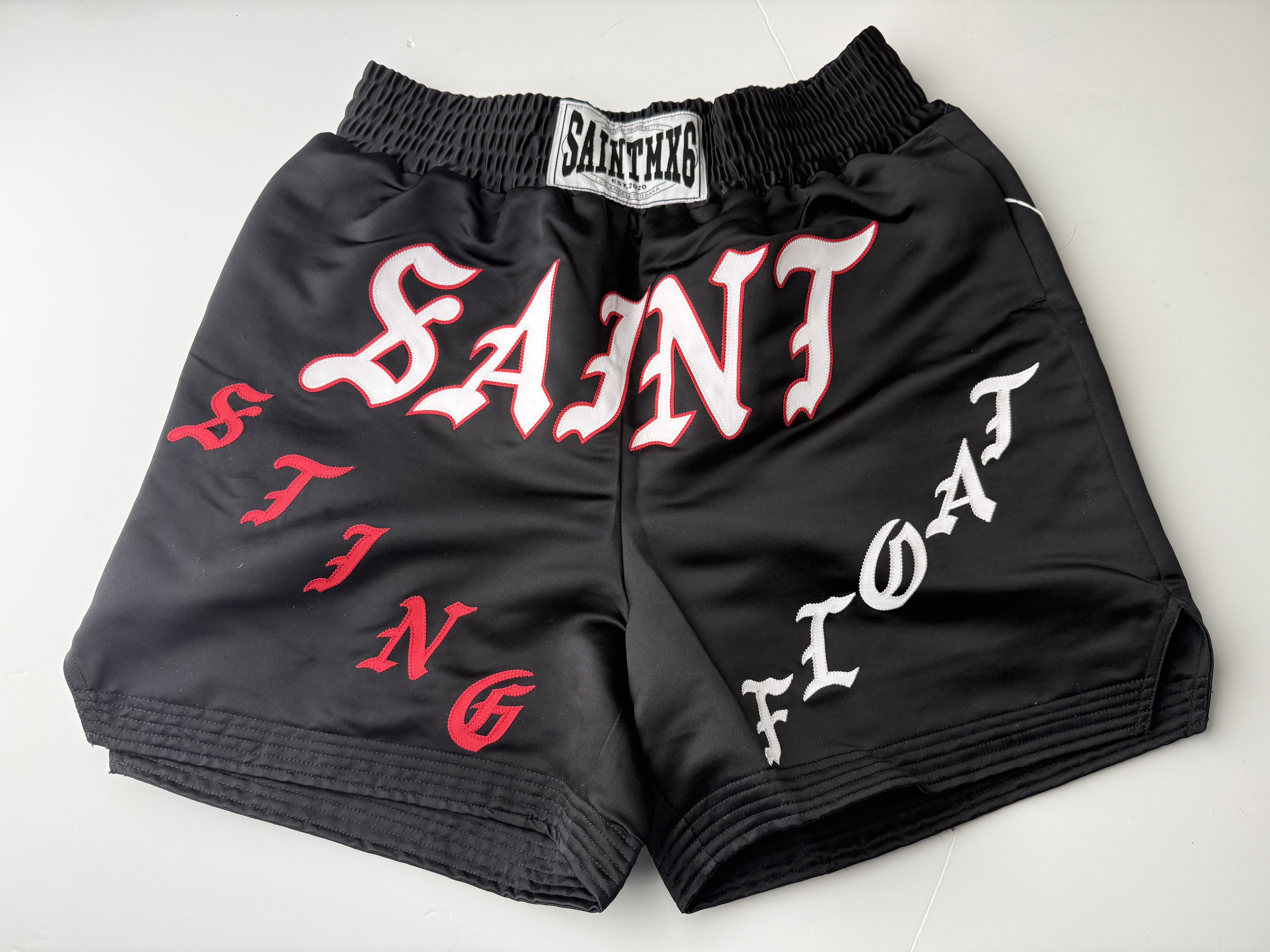 Saint Michael Saint Mxxxxxx Boxing Shorts Black S/S 23 size Large Size US 34 / EU 50 - 1 Thumbnail