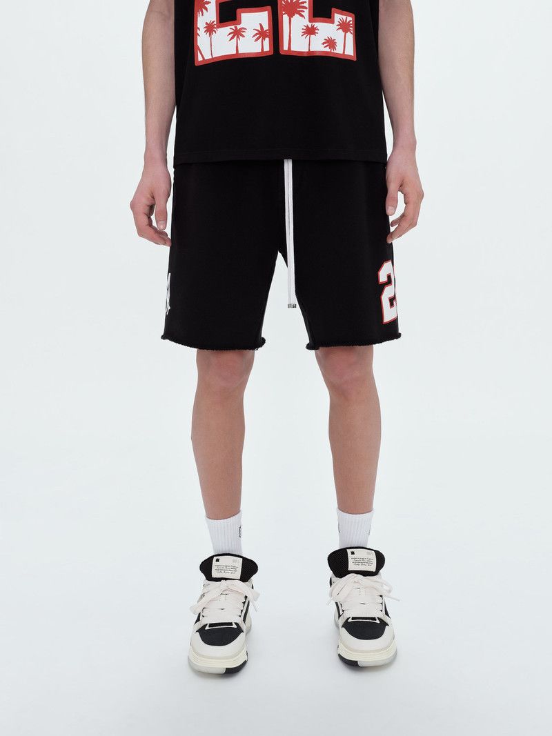 Amiri o1gr1nt0426 Oversized 22 Football Short in Black Size US 40 / EU 56 - 3 Thumbnail