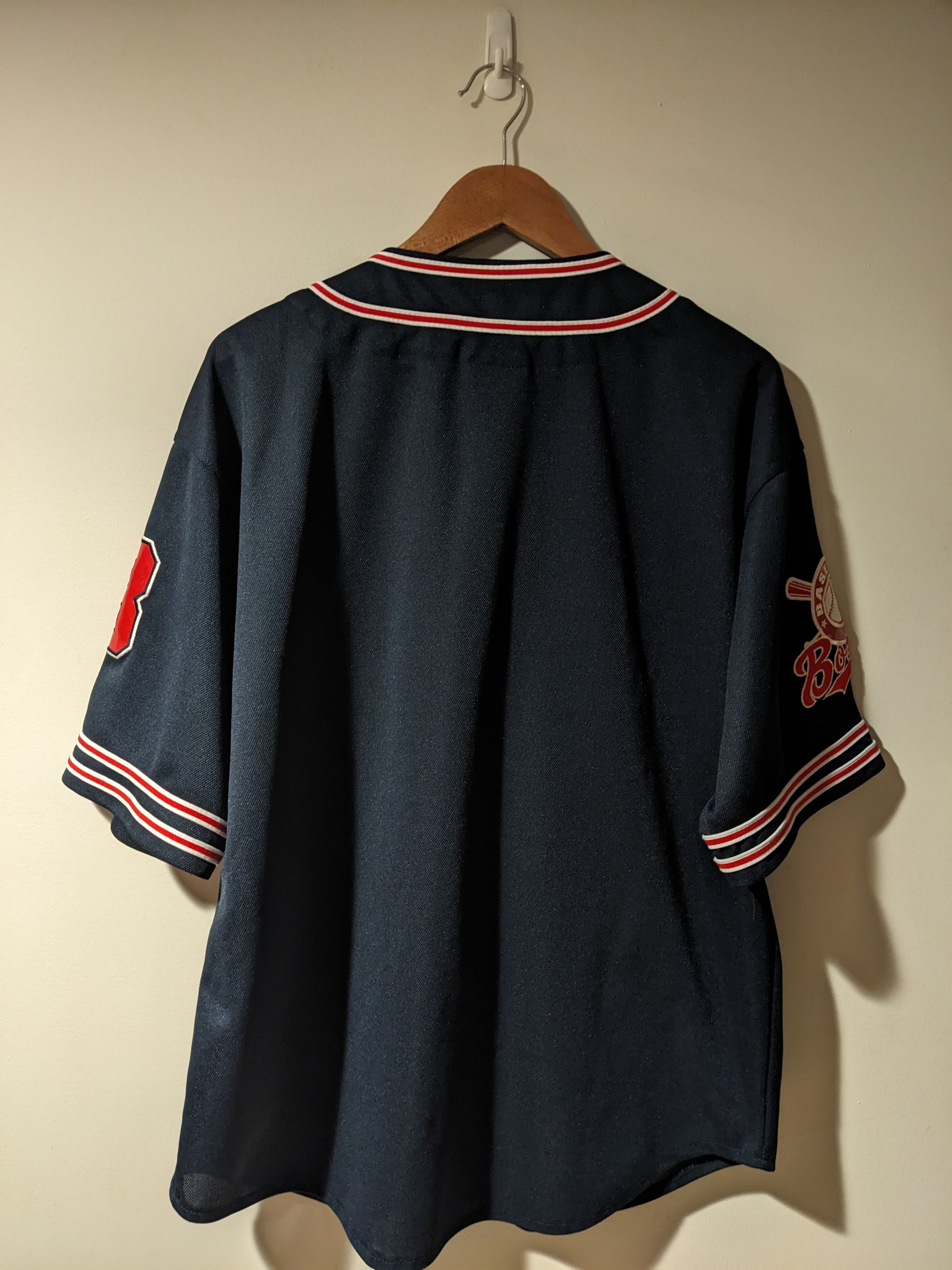 MLB × Vintage Vintage 90s Boston Red Sox MLB Baseball Blue Large Jersey Size US L / EU 52-54 / 3 - 9 Thumbnail