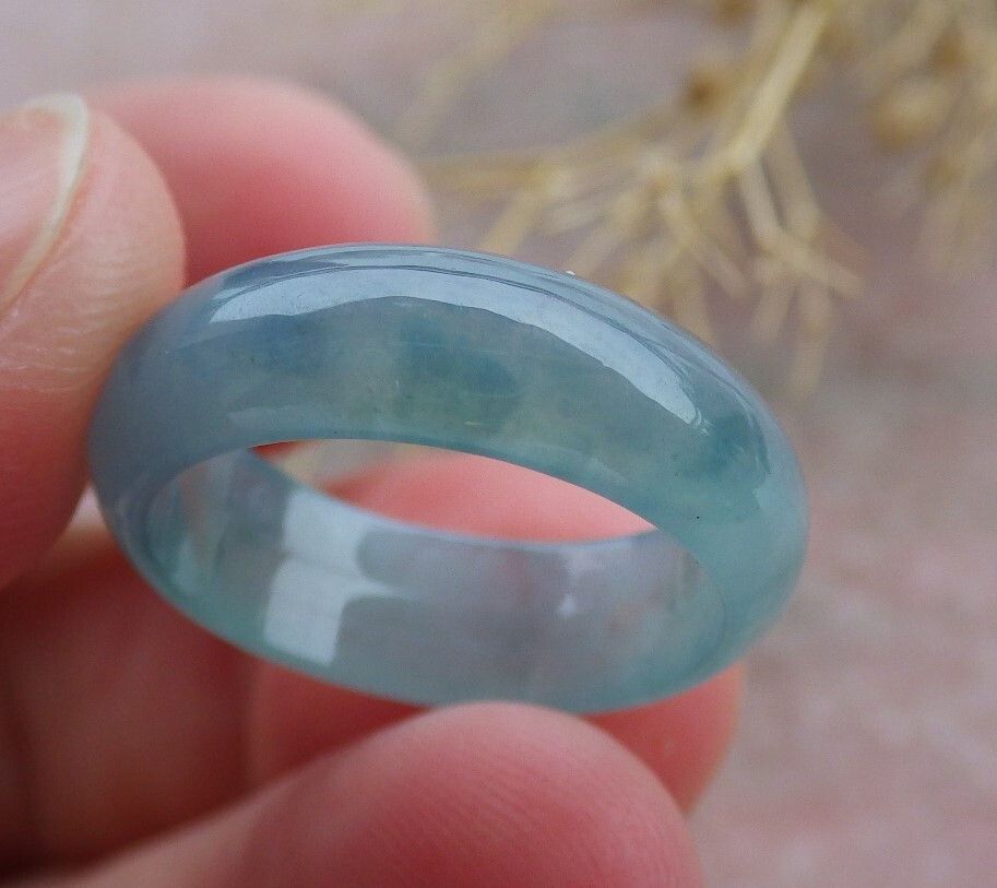 Other 108606 VS Certified ICY Jadeite Jade Green RING Circle NO.5 Size ONE SIZE - 3 Thumbnail