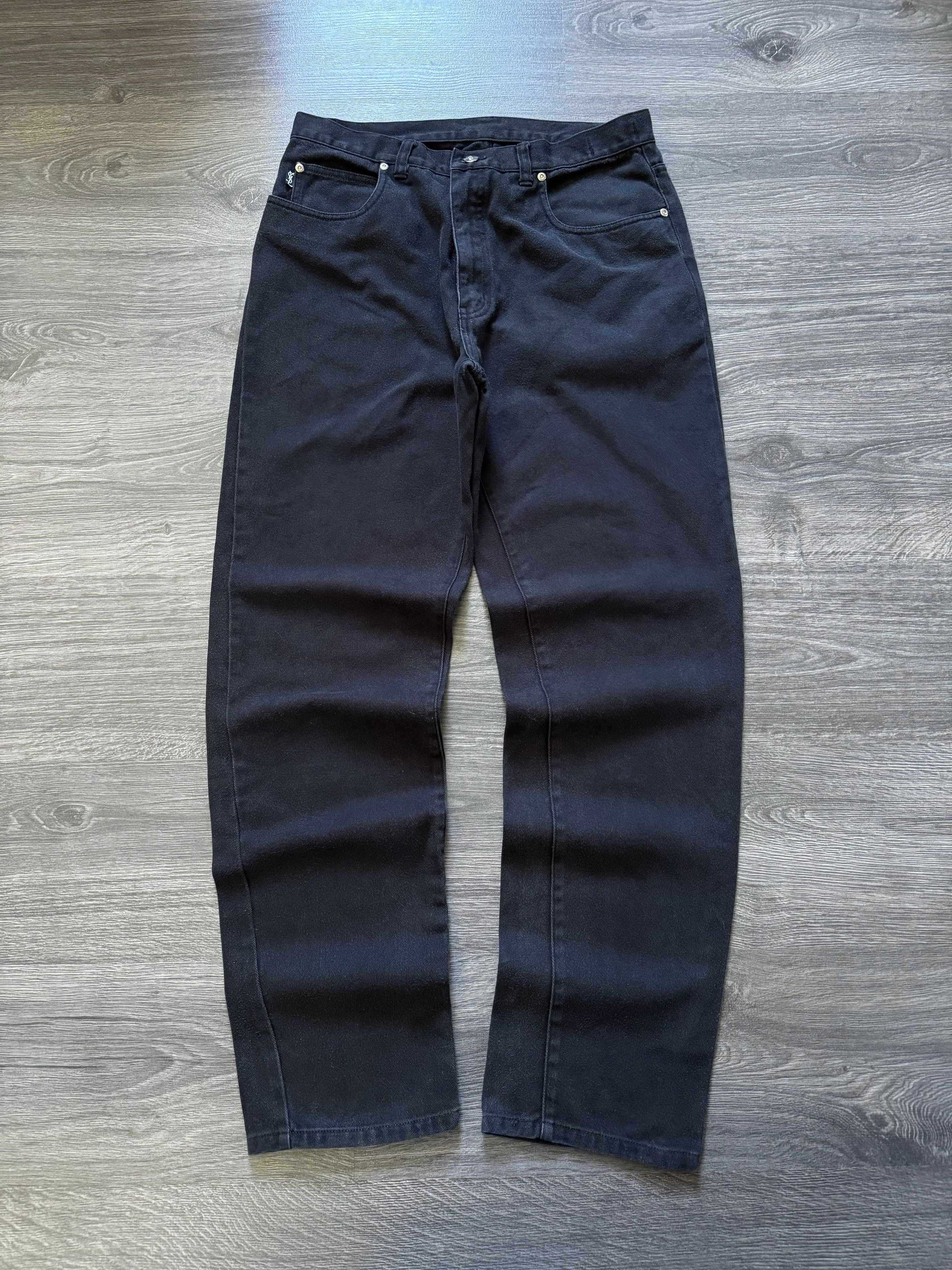 Vintage YSL Jeans Yves Saint Laurent Pants Washed Black