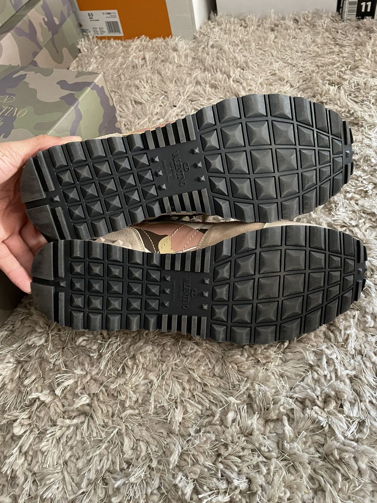 Valentino Valentino RockRunner Camo Size US 11 / EU 44 - 9 Thumbnail