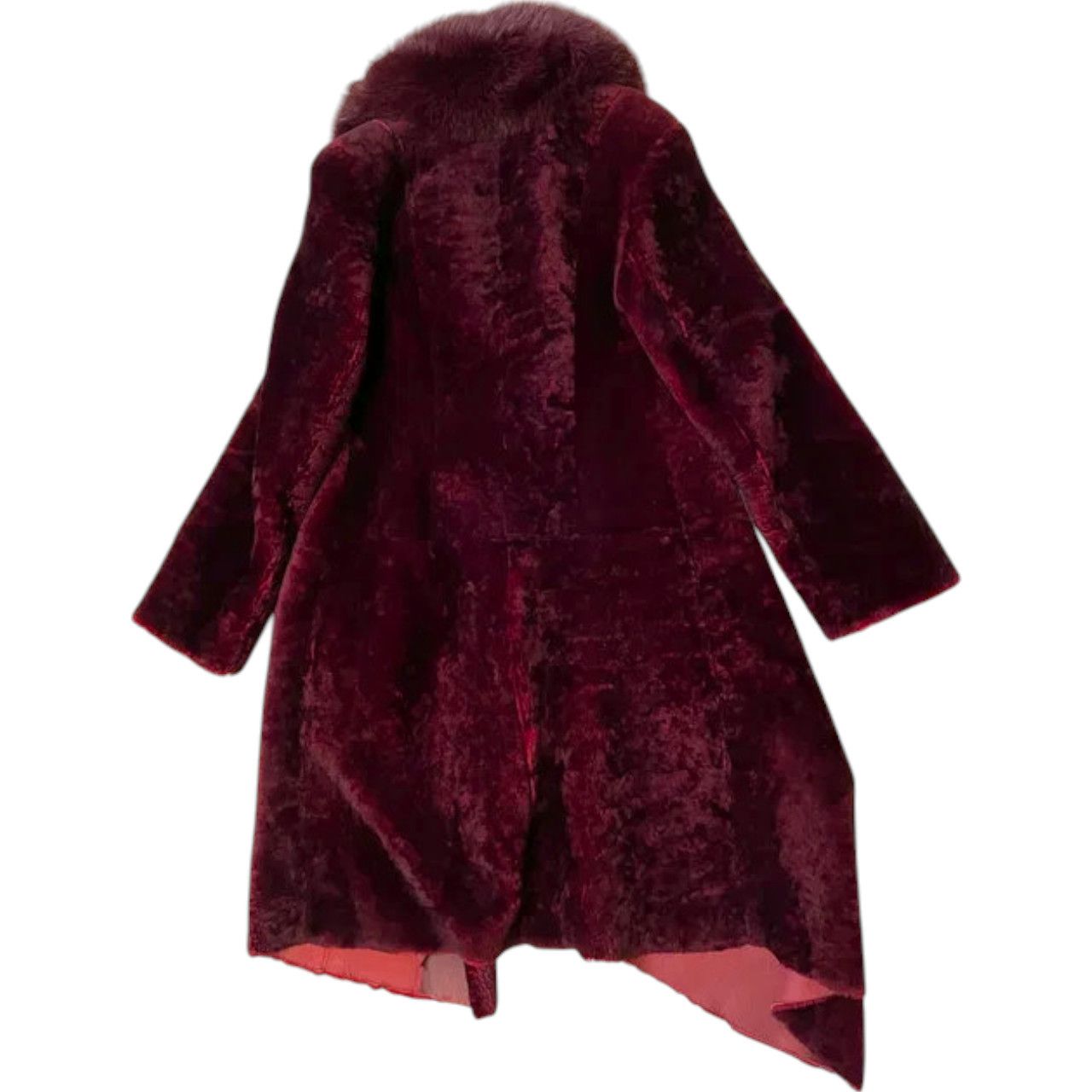 Other Natural Mouton Fur Coat sz S/M mouton fur silver fox fur Size S / US 4 / IT 40 - 3 Thumbnail