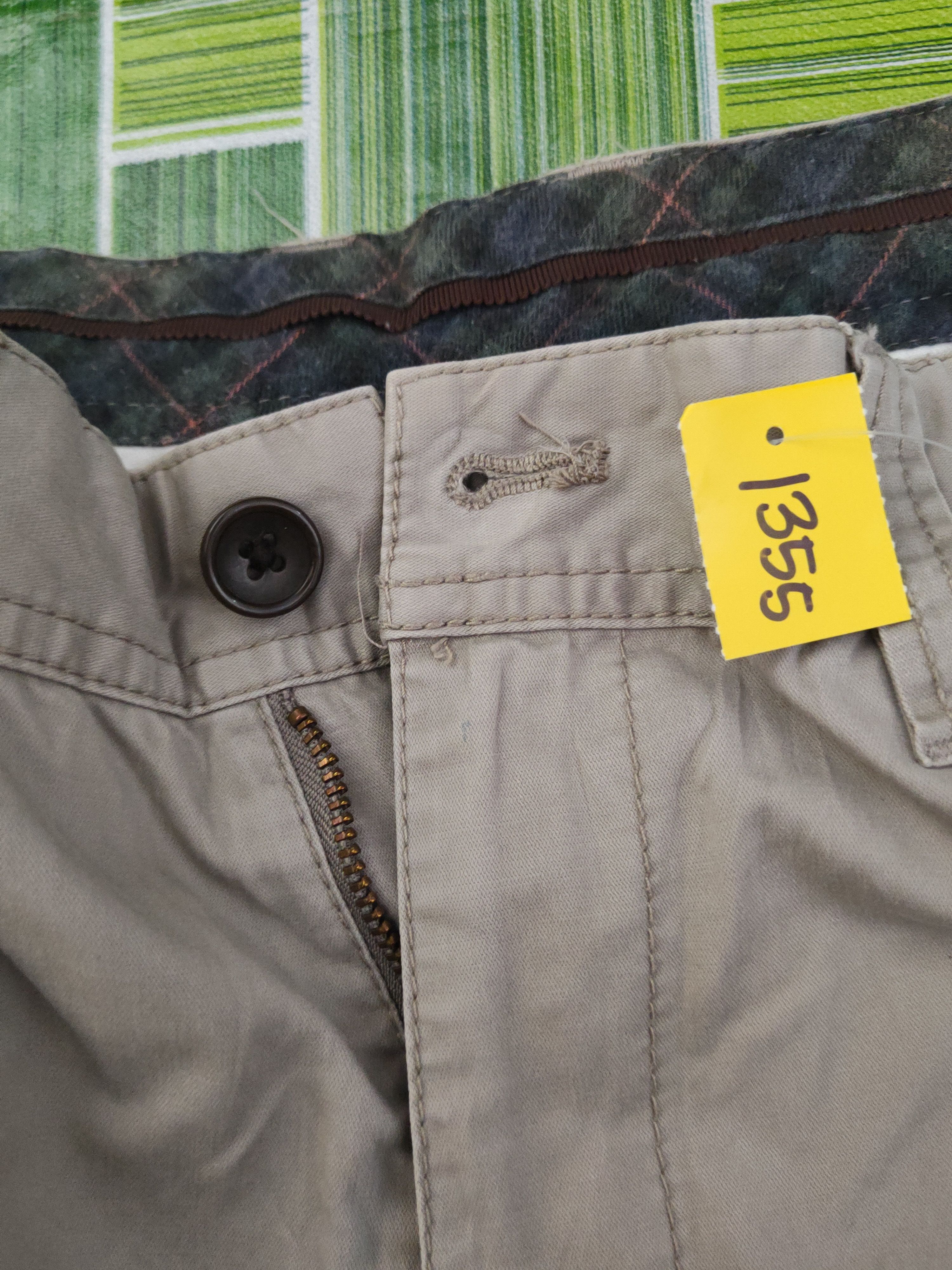 Japanese Brand DL Ciqueto Ikka Gray Multipocket Tactical Cargo Pants #1355 Size 33" - 14 Thumbnail