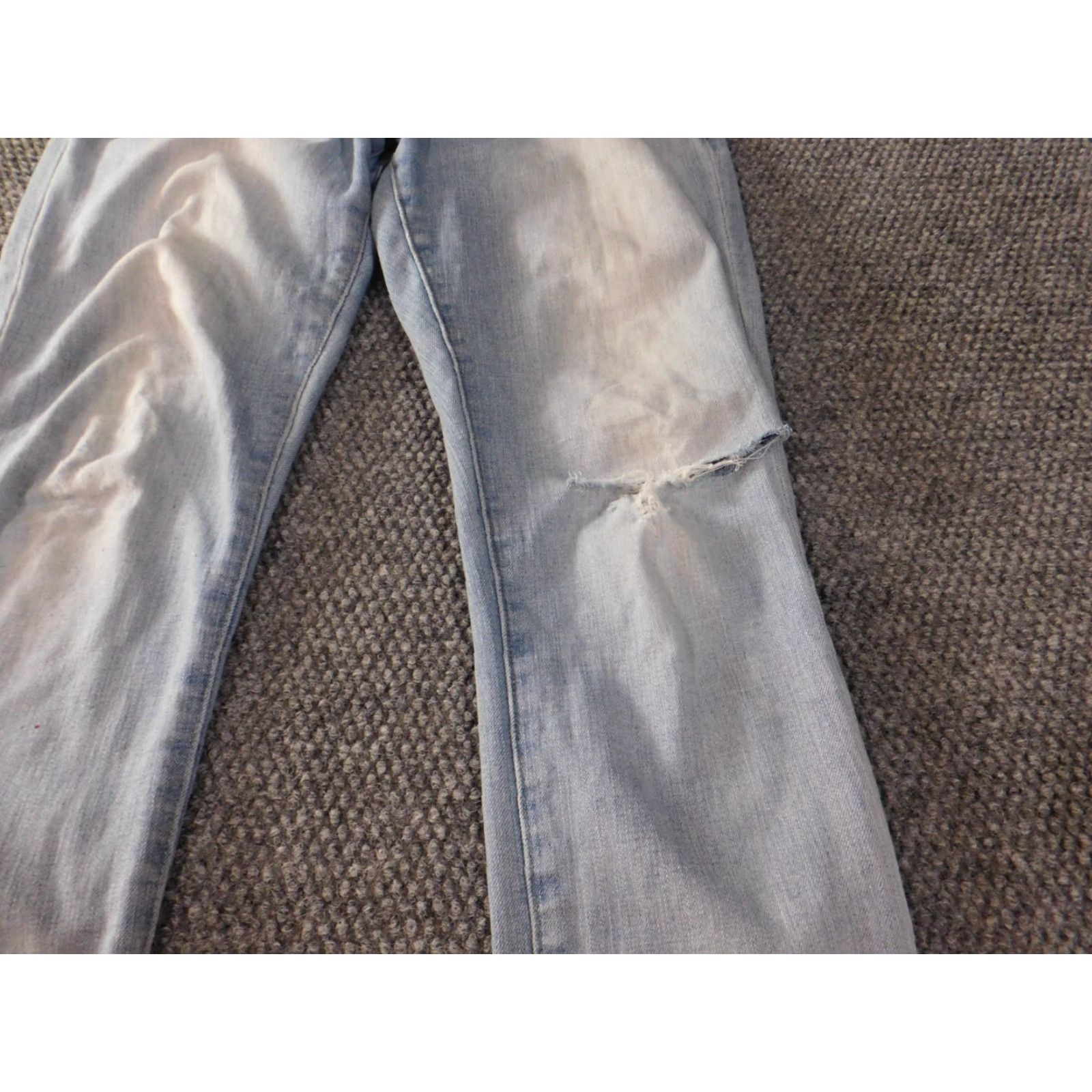 Express Express Jeans Slim Straight Mens 29x28 Blue Regular Stretch Denim City 90s? (no) Size US 29 - 4 Thumbnail