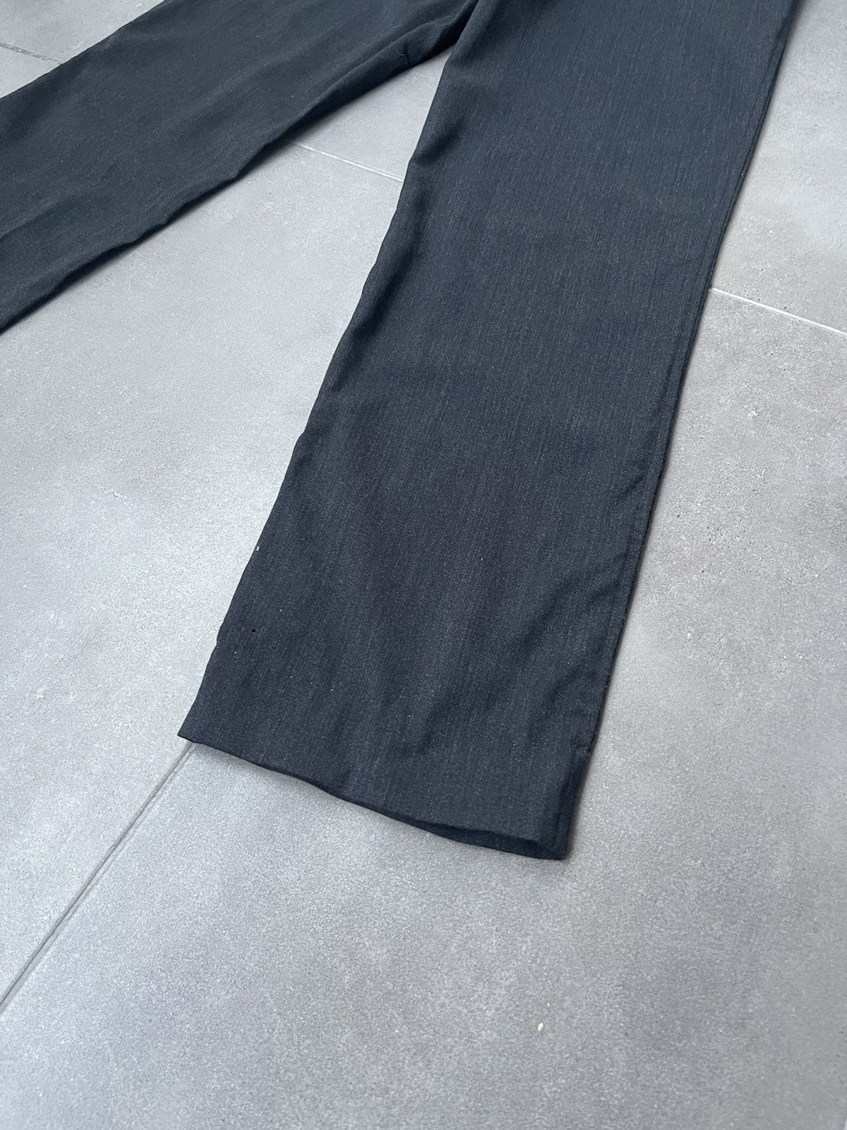 Dolce & Gabbana Dolce & Gabbana Dark Grey Wool Back Pocket Casual Pants Size US 30 / EU 46 - 13 Thumbnail