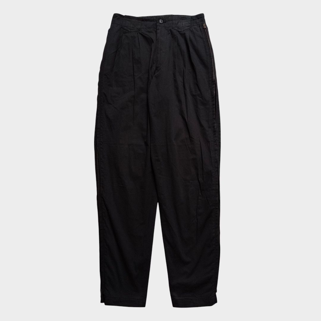 Issey Miyake 1980's Issey miyake Men zipper side pleated pant Size US 29 - 2 Thumbnail