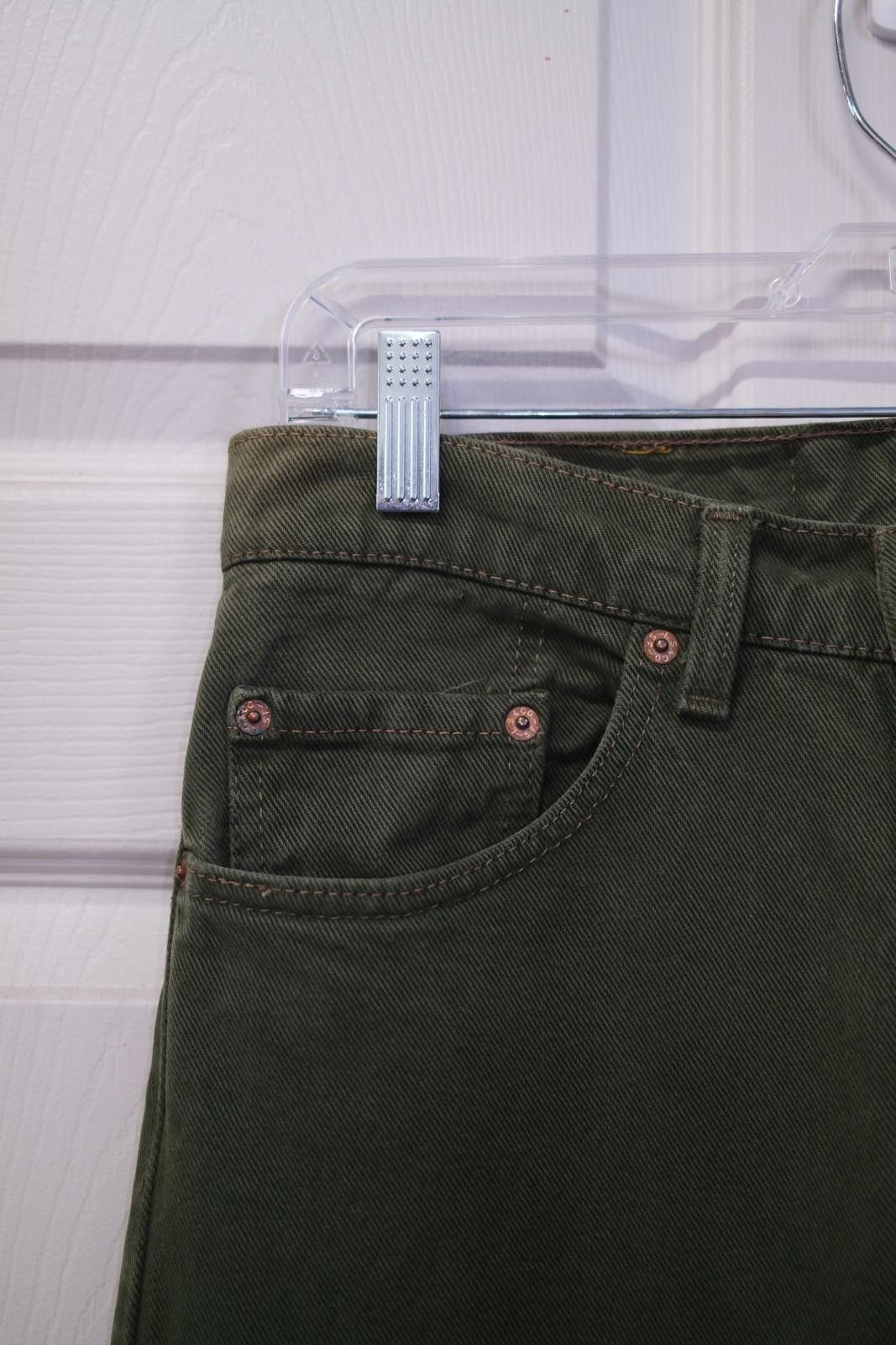 Levi's 90's Levi's 505 Regular Fit Green Straight-Leg-Pant Size 30" / US 8 / IT 44 - 3 Thumbnail