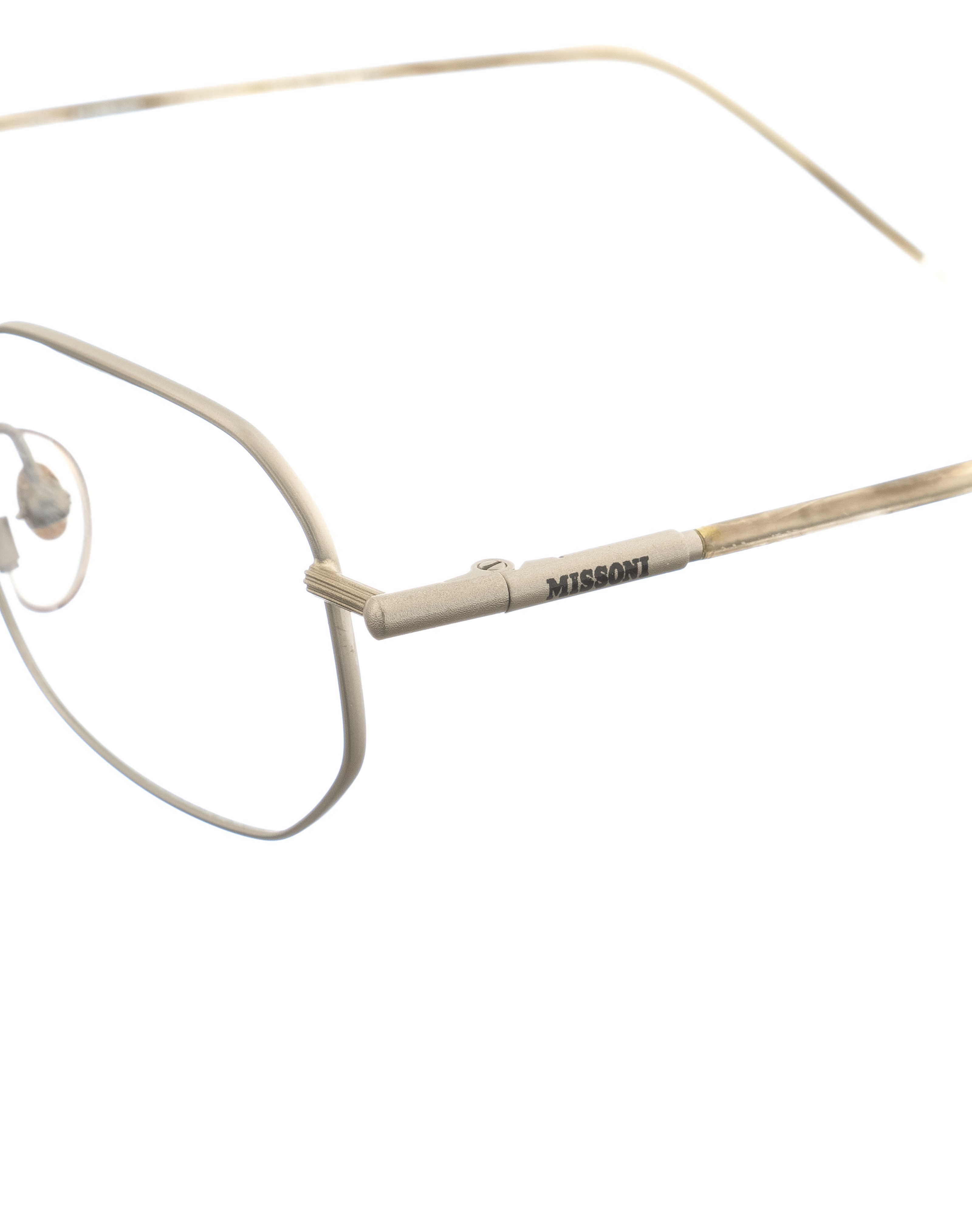 Missoni Missoni 00s Vintage Blond Gold Glasses Size ONE SIZE - 3 Thumbnail