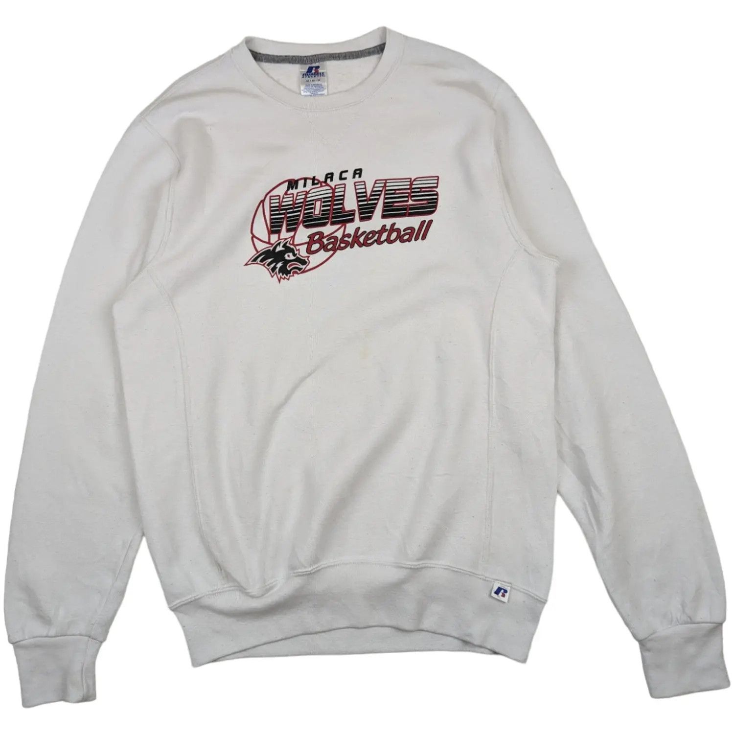 NBA × Russell Athletic Vintage MILACA WOLVES Basketball NBA Jumper Sweatshirt Size US M / EU 48-50 / 2 - 3 Thumbnail