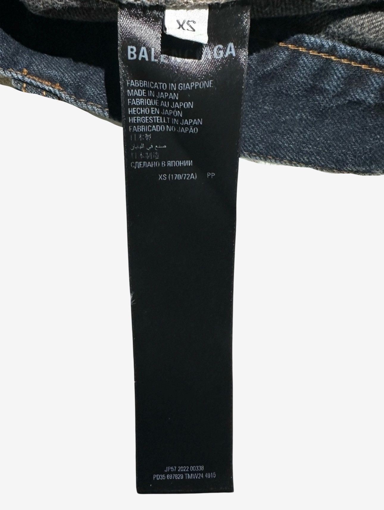 Balenciaga Balenciaga FW22 Flaired Denim Dark Color Sz. xS Size US 30 / EU 46 - 7 Thumbnail