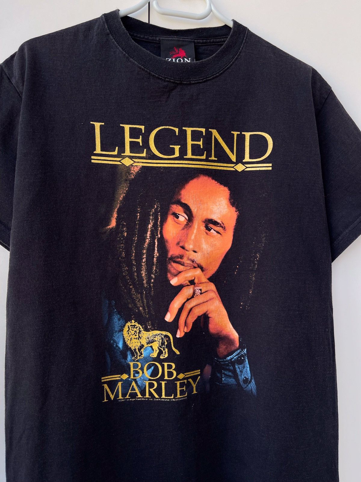 Band Tees × Bob Marley × Vintage Vintage 2007’s Bob Marley Zion Tee Size US M / EU 48-50 / 2 - 2 Thumbnail