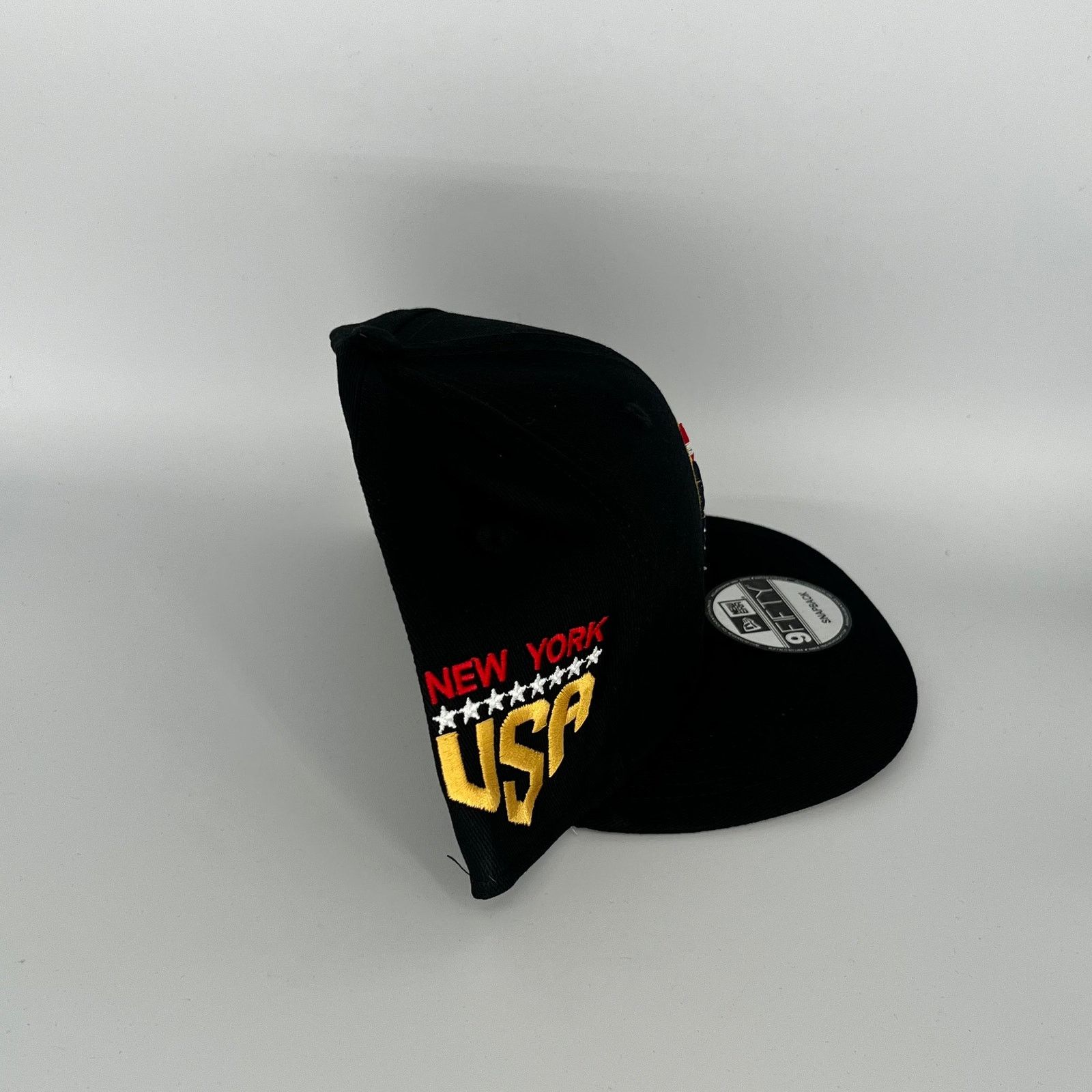 New Era Black New York Yankees USA Side Patch New Era MLB 9Fifty Size ONE SIZE - 3 Thumbnail