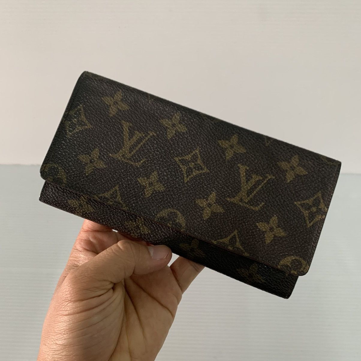 Louis Vuitton Louis Vuitton Monogram Leather Long Wallet Size ONE SIZE - 4 Thumbnail