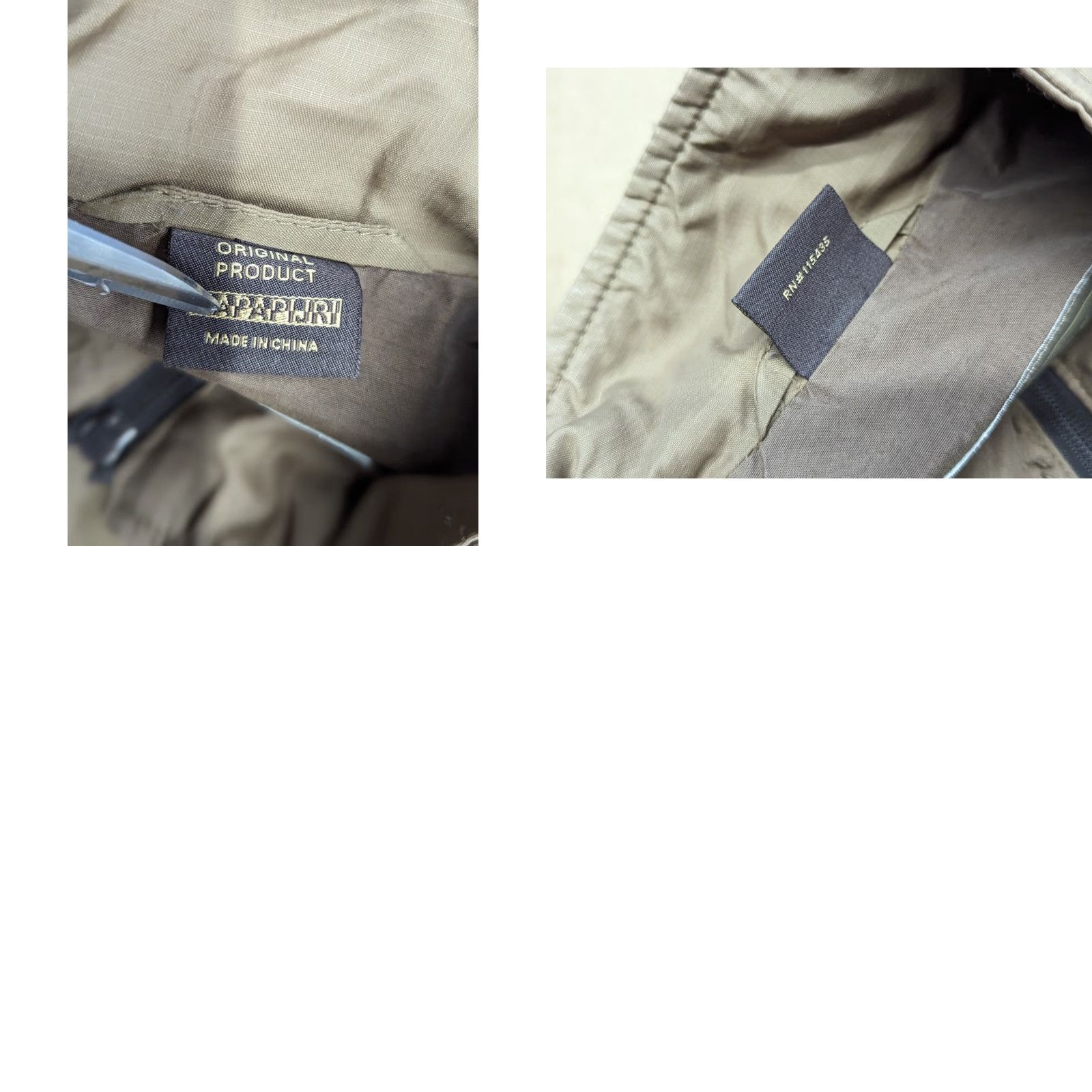 Napapijri Napapijri Geographic Womens Beige Jacket 2XL Full Zip Pockets Ladies Adult Regular 2XL Beige Jacket Size XXL / US 16-18 / IT 52-54 - 9 Thumbnail