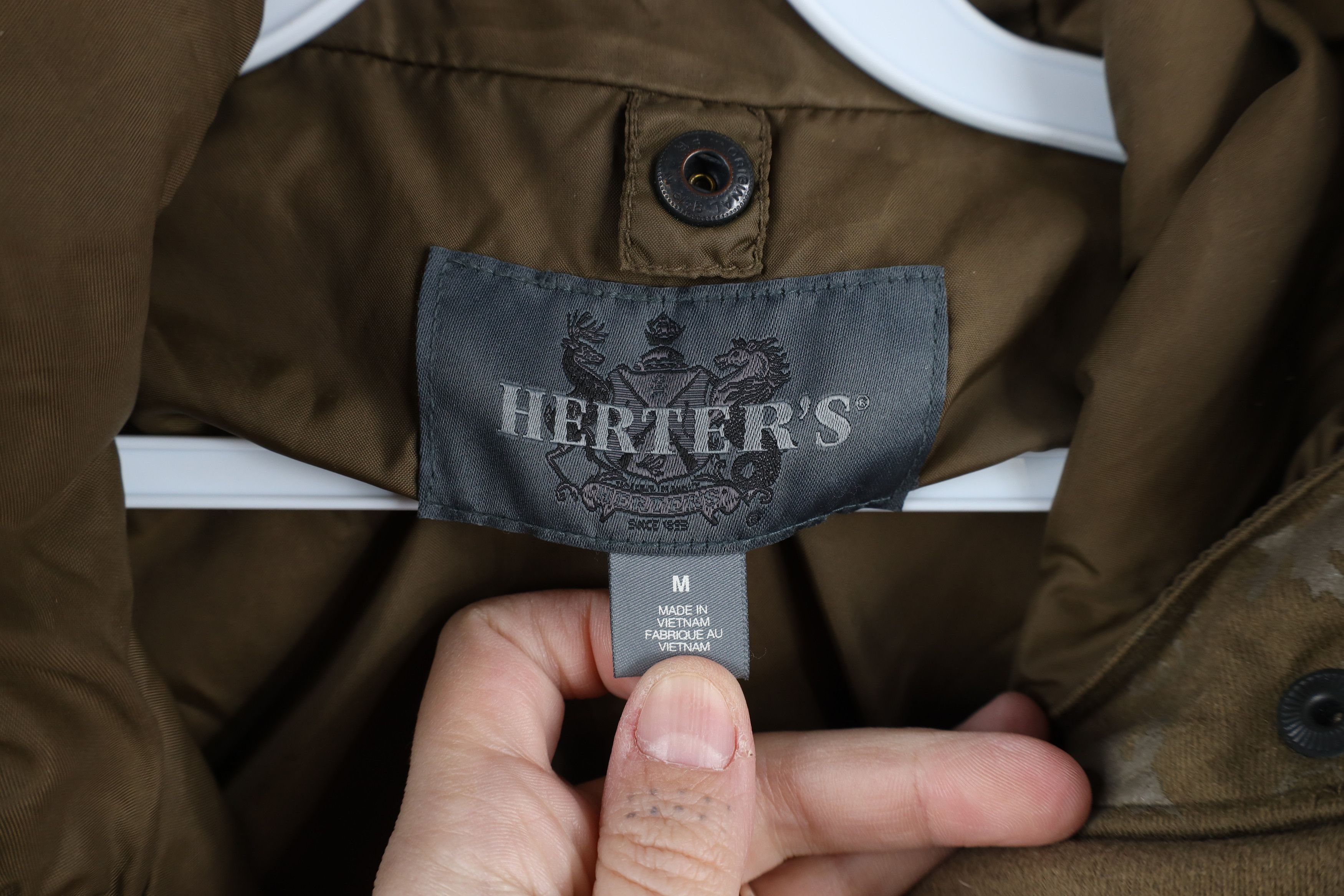 Vintage Vintage Streetwear Chamois Cloth Hooded Hunting Jacket Size M / US 6-8 / IT 42-44 - 9 Thumbnail