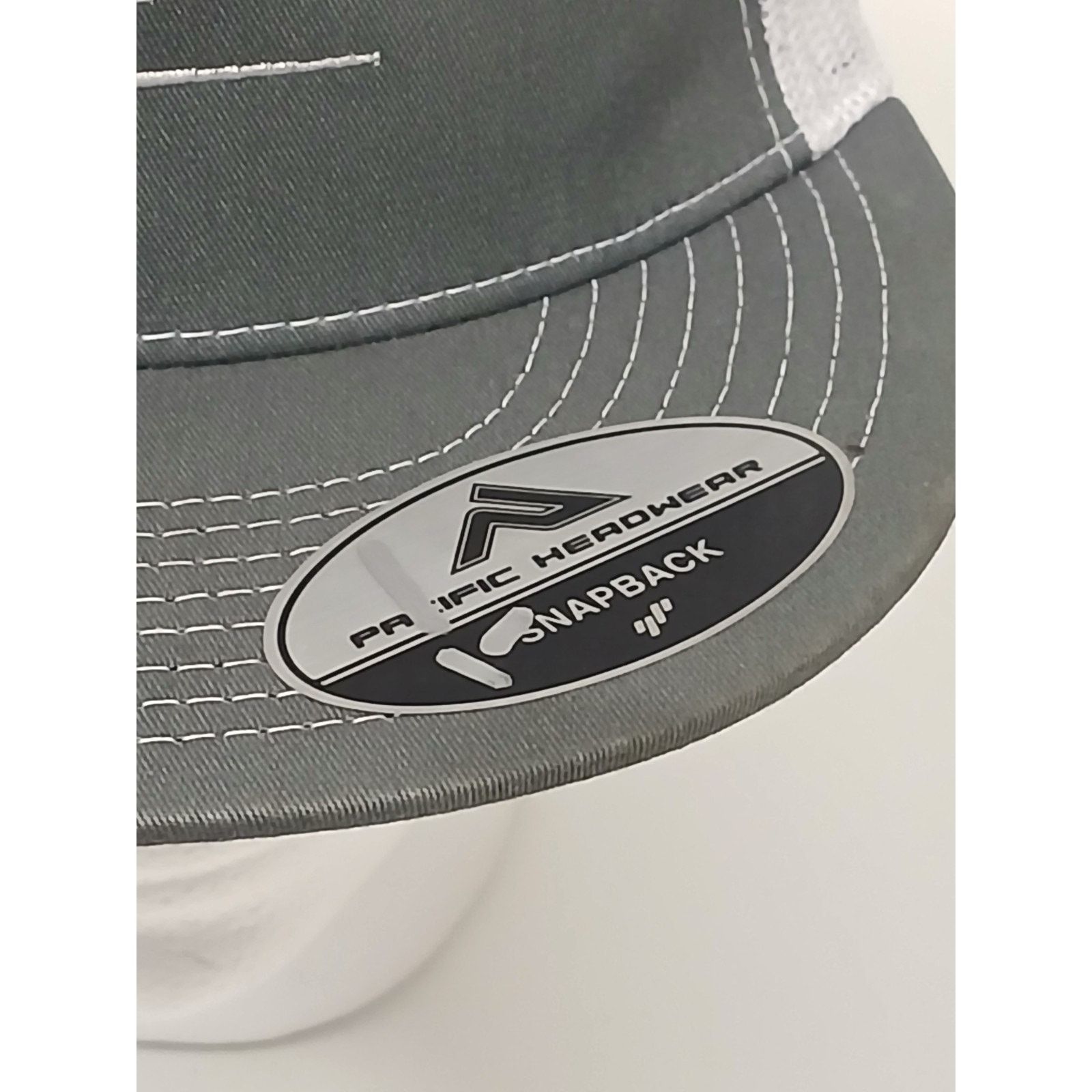 Other Pacific (OSFM) Gray Half Mesh Snapback Trucker Cap Size ONE SIZE - 4 Thumbnail