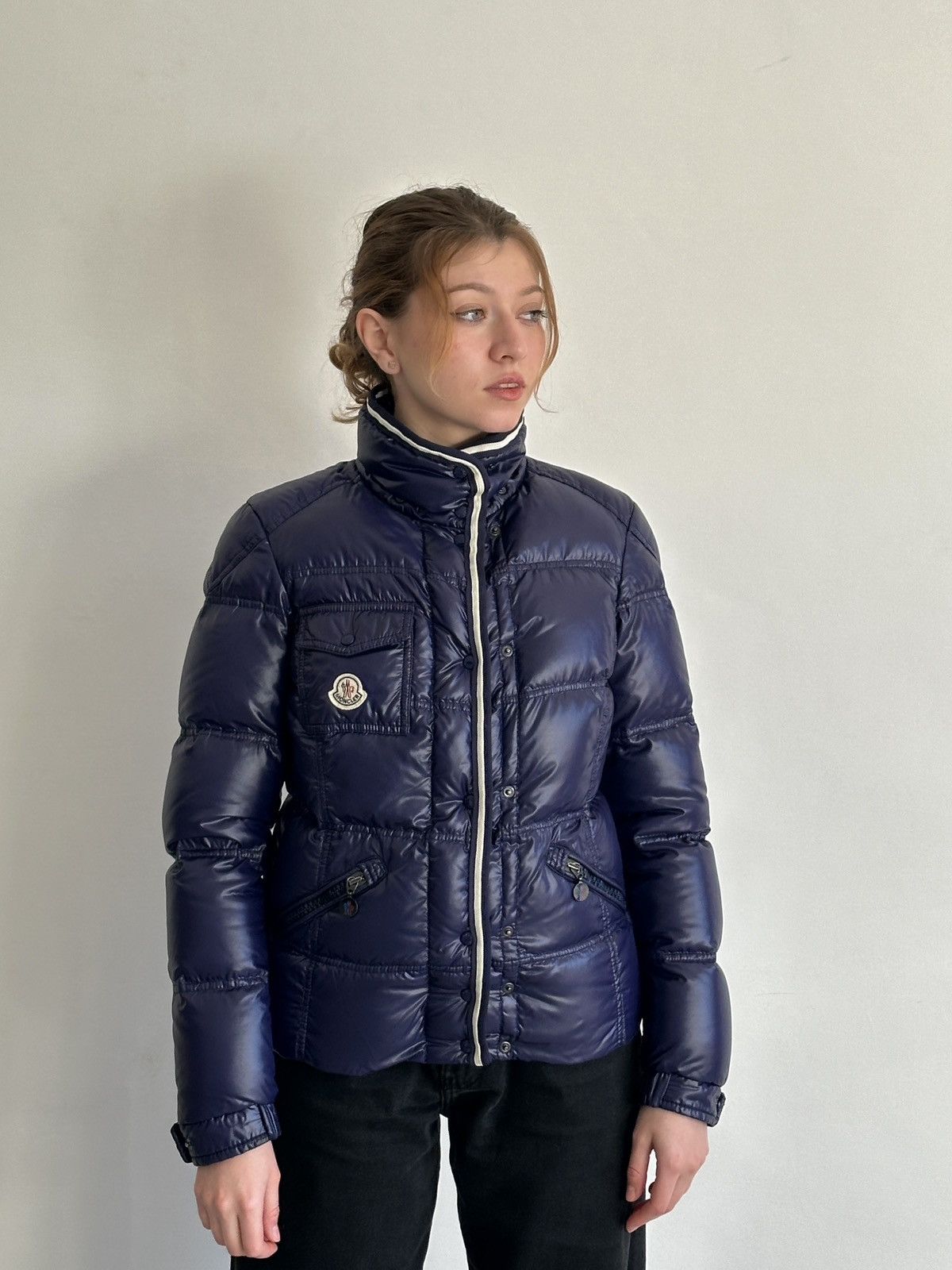 image of Moncler Quincy Jacket in Navy, Women's (Size Small)