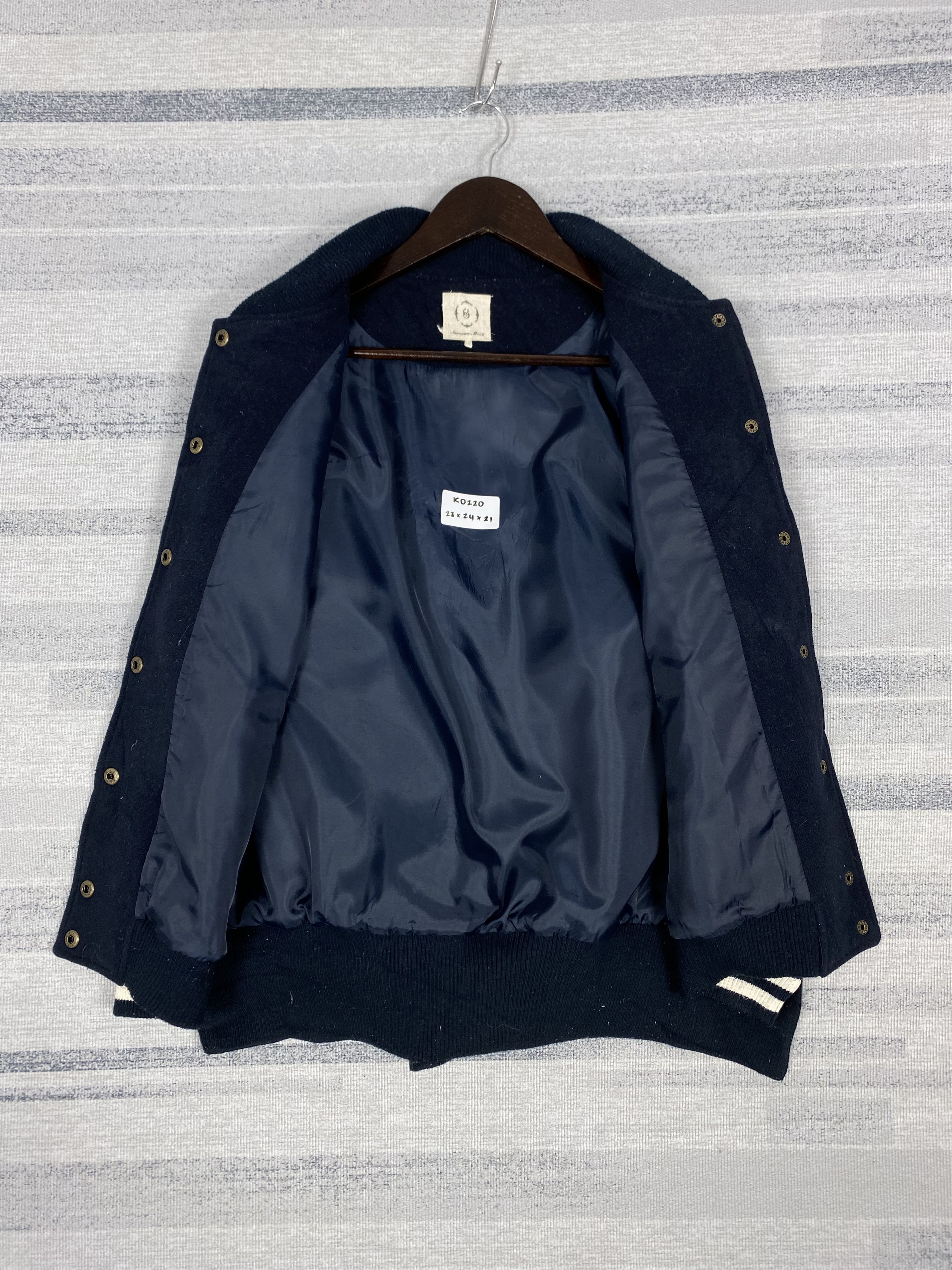 Japanese Brand Vintage Samansa Mos2 Varsity Jacket Size US S / EU 44-46 / 1 - 6 Thumbnail