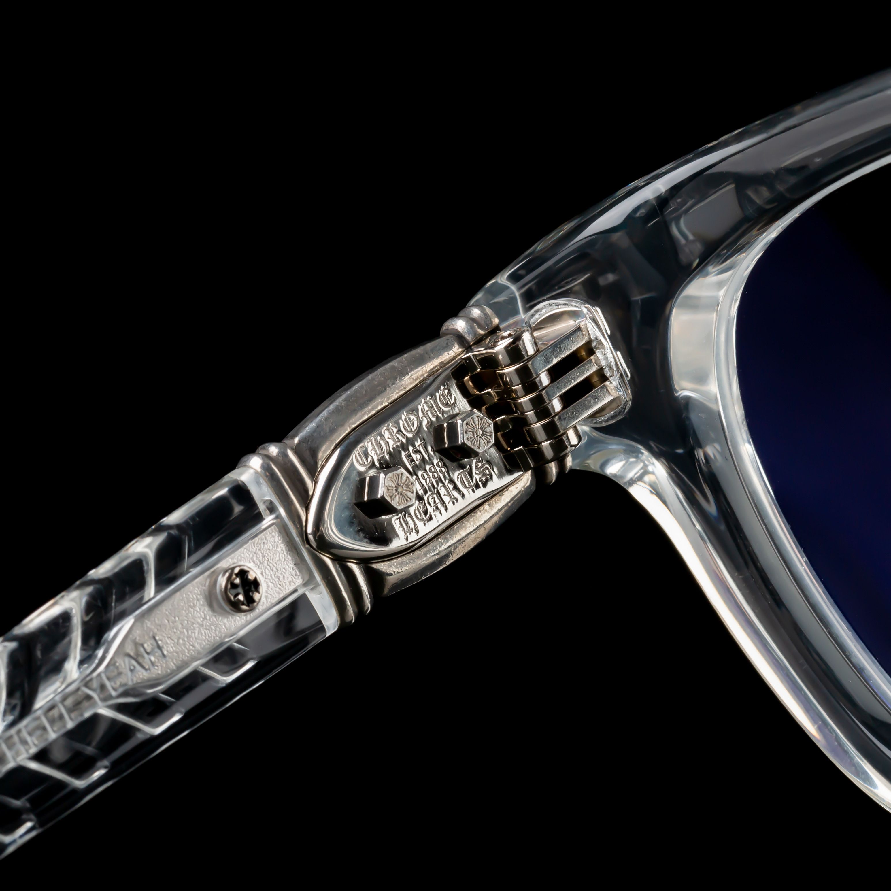 Chrome Hearts CHROME HEARTS WELL HELL YEAH CRYSTAL GLASSES Size ONE SIZE - 3 Thumbnail