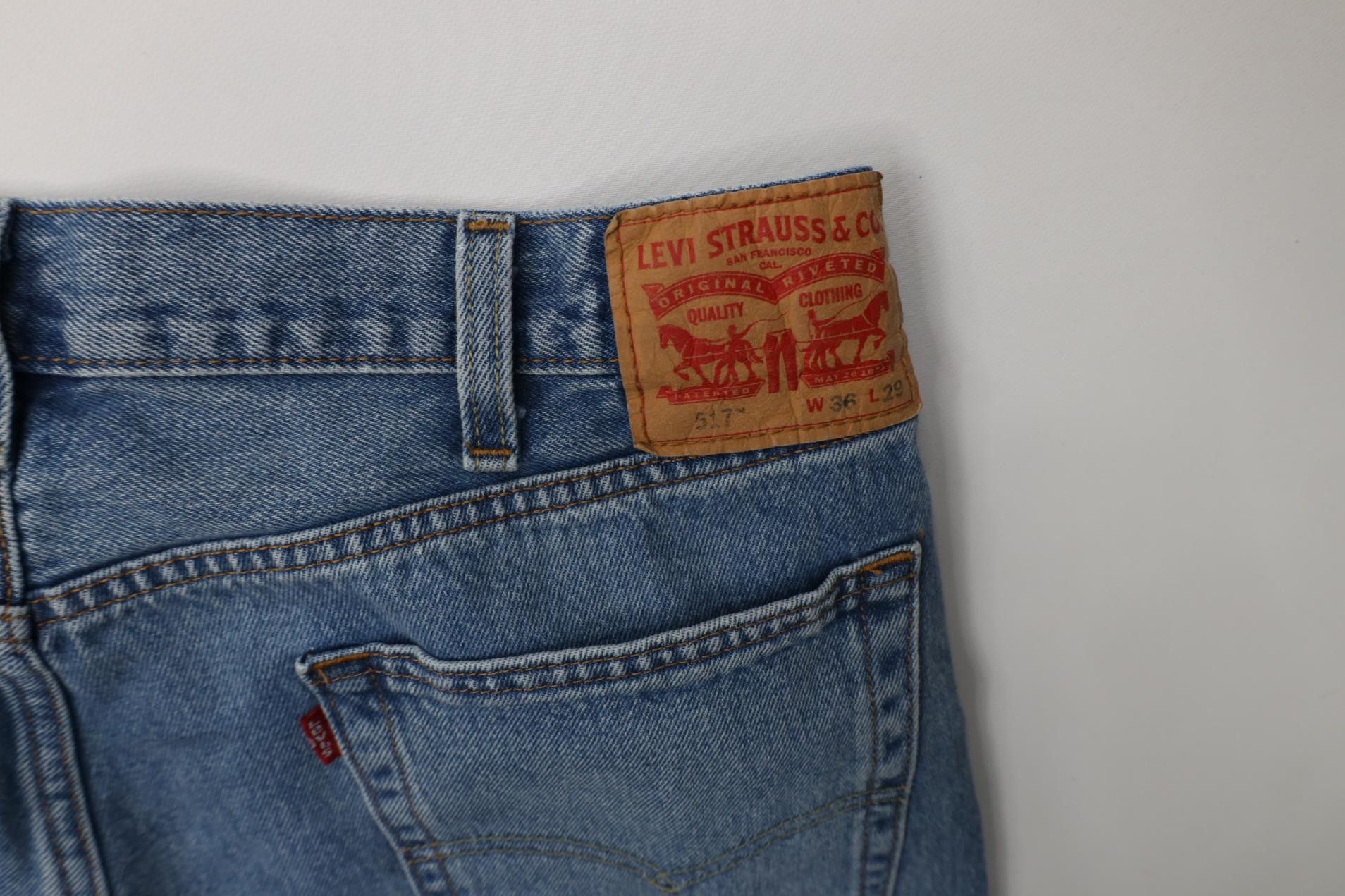 Levi's Vintage Y2K Levis 517 Western Flared Bootcut Denim Jeans Size US 36 / EU 52 - 14 Thumbnail