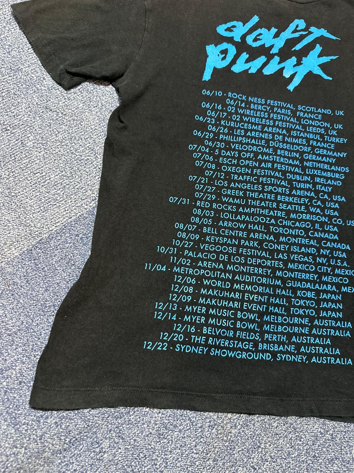 Band Tees archive Vintage 2007 DAFT PUNK "Alife" Album Tour Tee Size US M / EU 48-50 / 2 - 6 Thumbnail