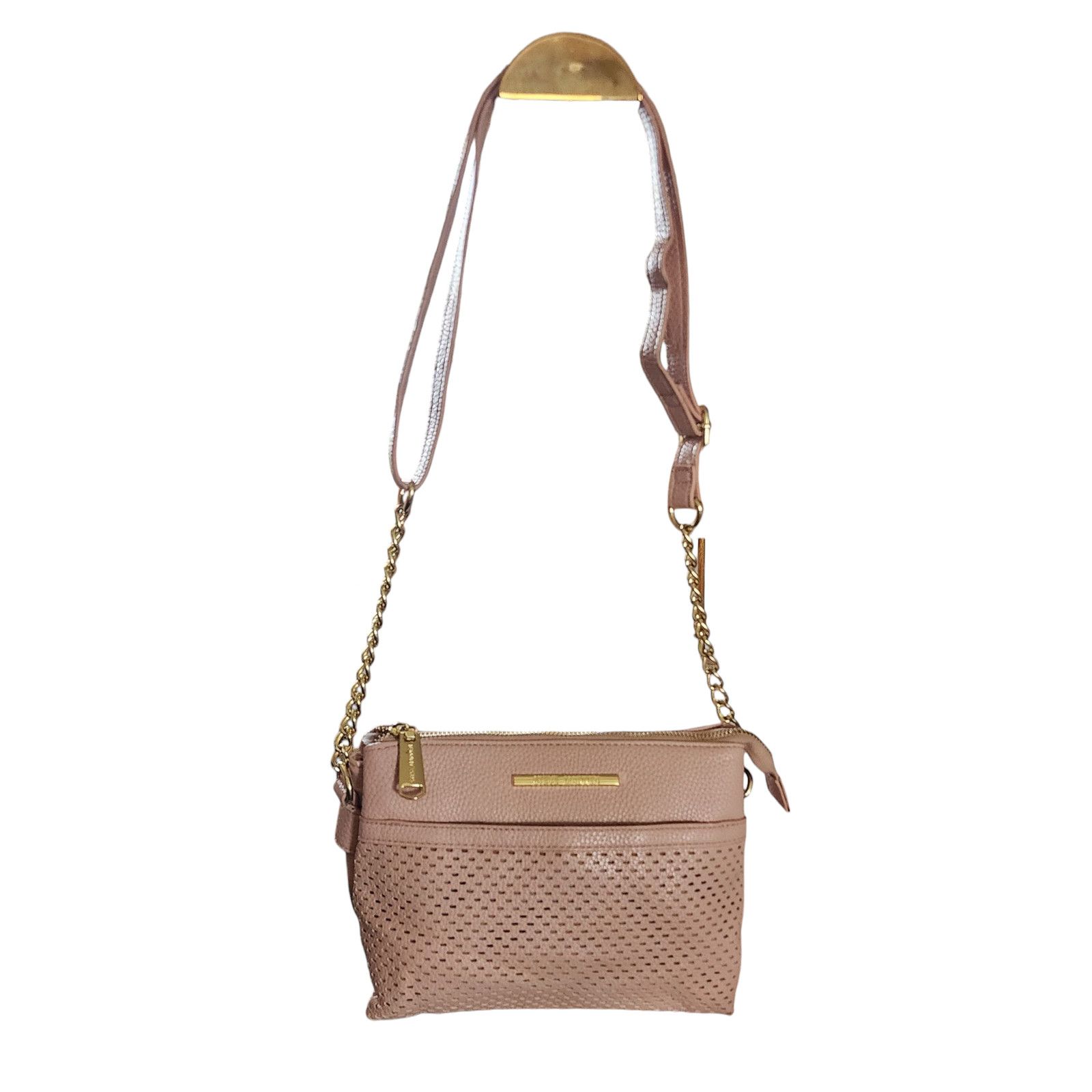 Steve Madden Steve Madden laser cut faux-leather crossbody shoulder bag. Size ONE SIZE - 2 Thumbnail