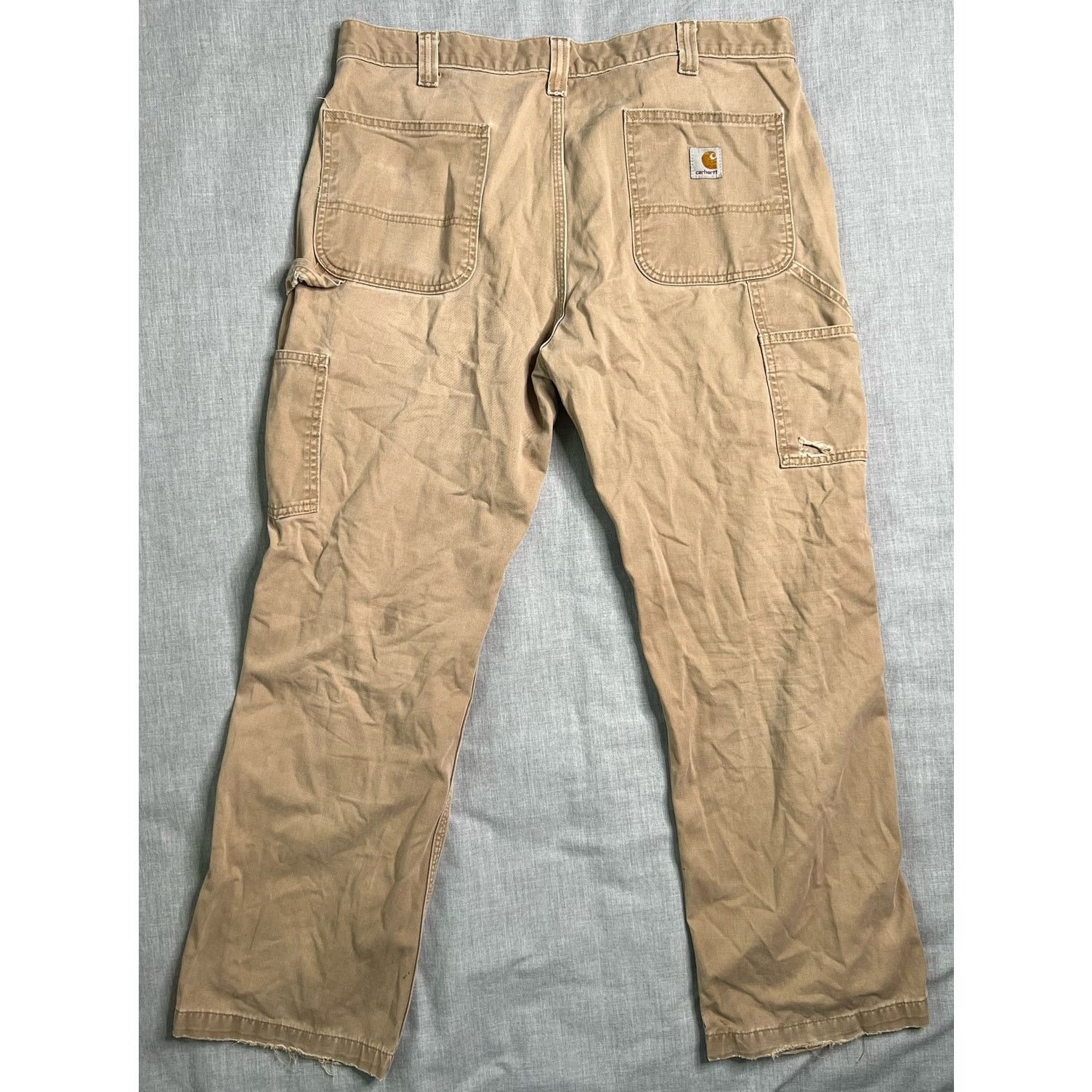 Carhartt Carhartt Relaxed Fit Tan Carpenter Work Pants 38x30 Size US 38 / EU 54 - 1 Thumbnail