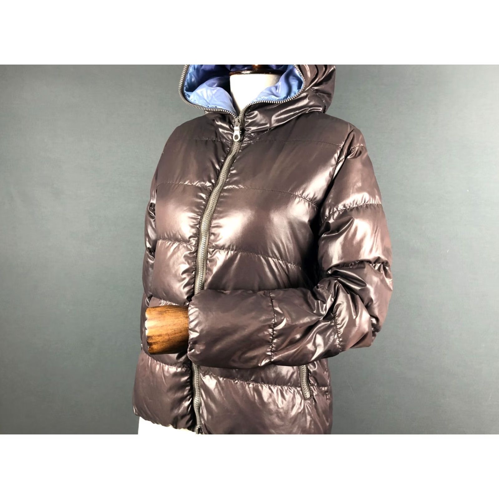 Duvetica Duvetica Jacket Padded Hooded Full Zip Women Brown Polyamide Size L Size L / US 10 / IT 46 - 6 Thumbnail