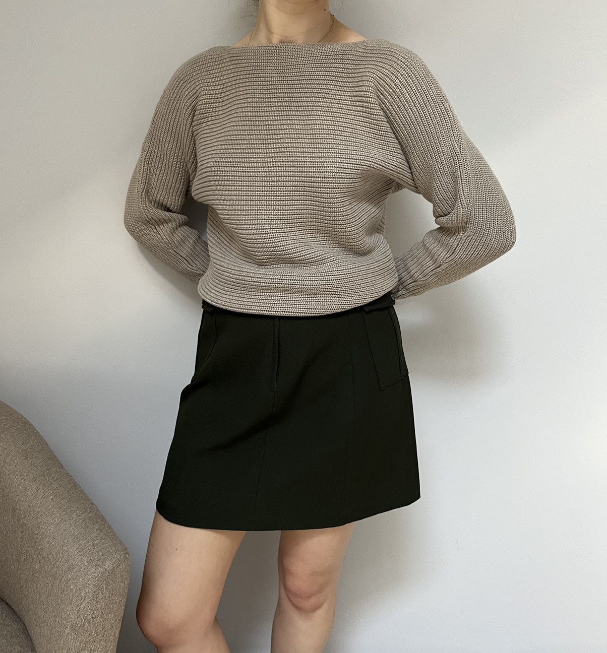 Ralph Lauren × Ralph Lauren Black Label Ralph Lauren Black Label Knit sweater beige Size S / US 4 / IT 40 - 1 Thumbnail