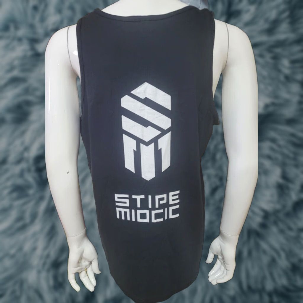 Gildan Stipe Miocic Baddest Man On The Planet MMA Tank Top Shirt Large UFC Graphic Tee Black Cotton Gildan Mens T-Shirt Crew Neck Sleeveless Size US L / EU 52-54 / 3 - 1 Thumbnail