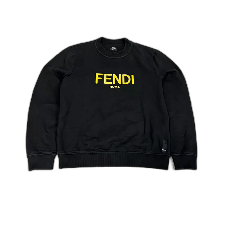 Fendi Fendi Logo Pullover Sweatshirt for Men Size US M / EU 48-50 / 2 - 1 Thumbnail