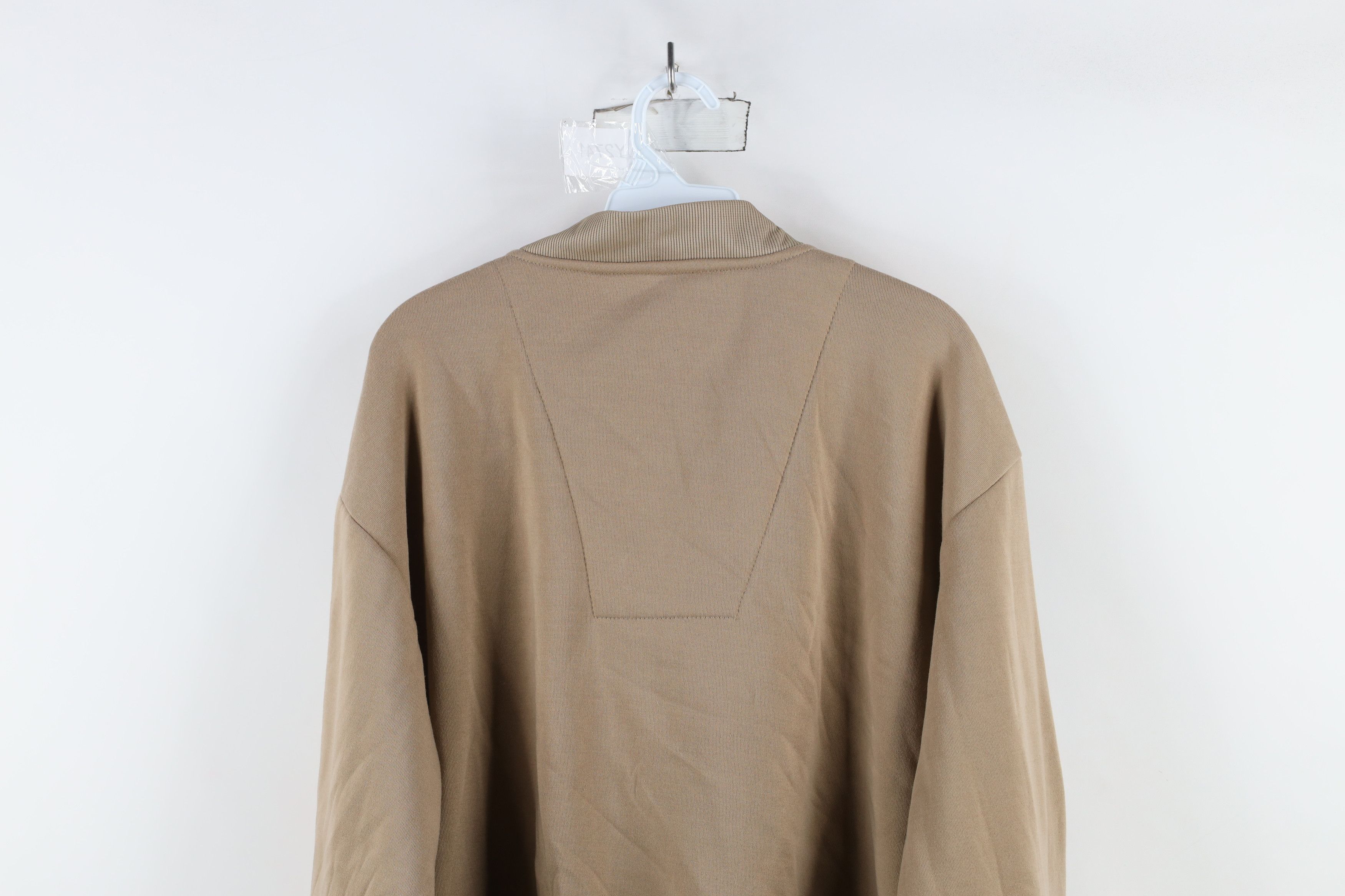 Vintage Vintage 90s Streetwear Button Cardigan Sweatshirt Brown Size US XL / EU 56 / 4 - 11 Thumbnail