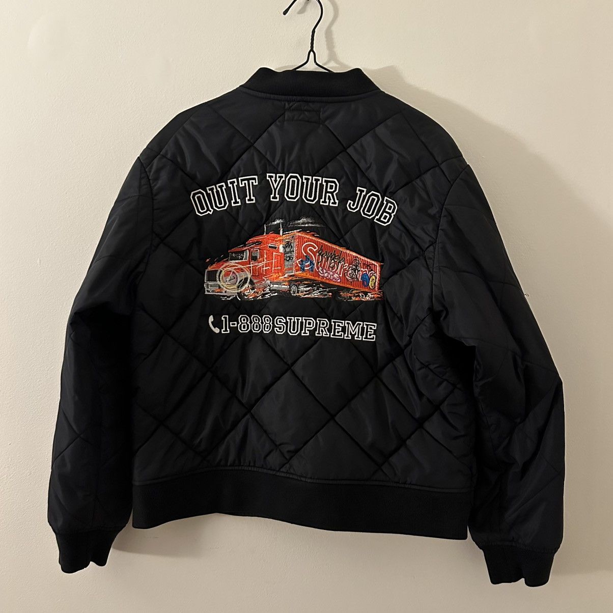 Supreme Quit Your Job Quilted WorkJacket Supreme Quit Your Job