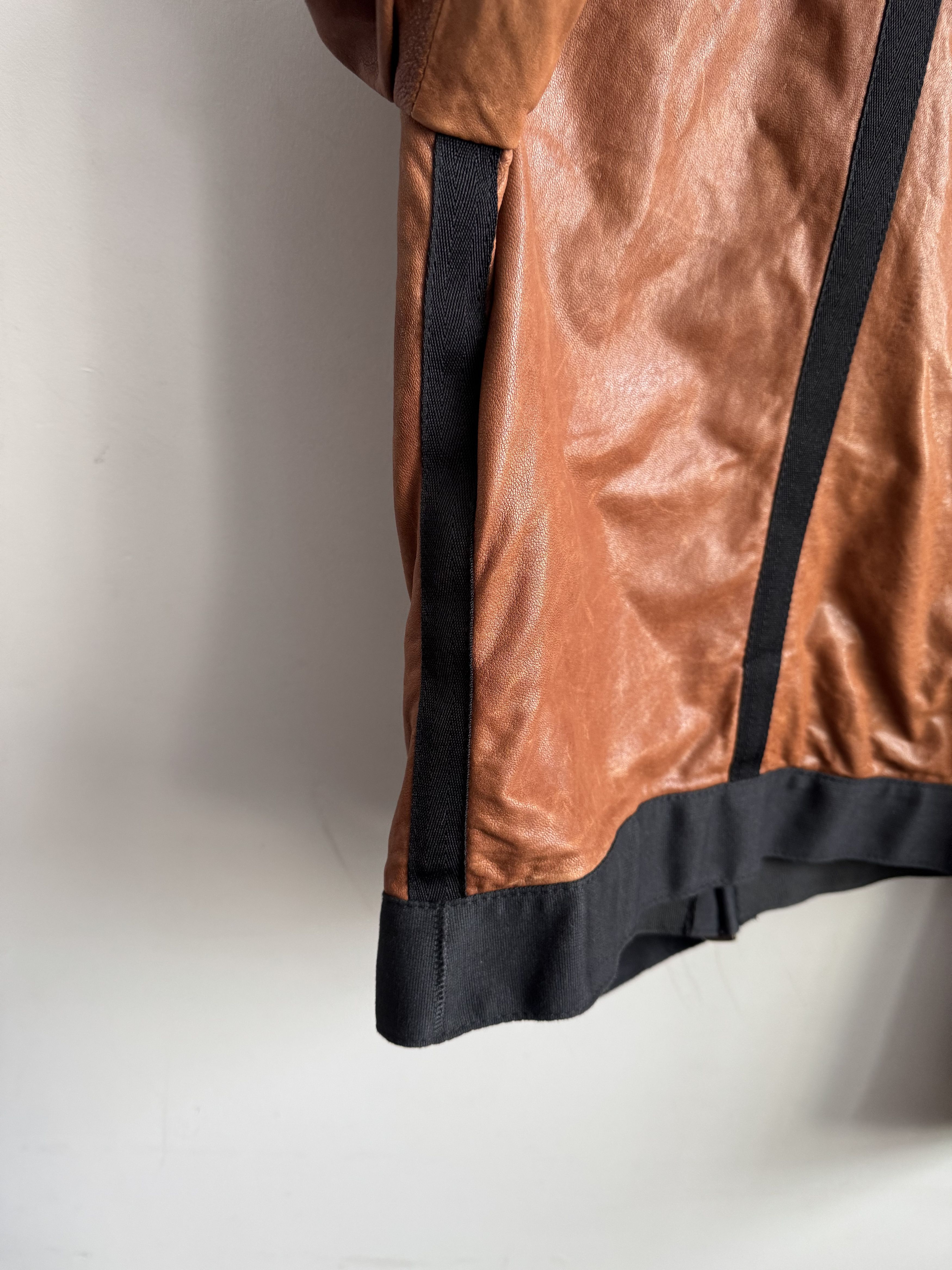 Dolce & Gabbana 00s Dolce & Gabbana Leather Jacket Size 44 Size M / US 6-8 / IT 42-44 - 12 Thumbnail