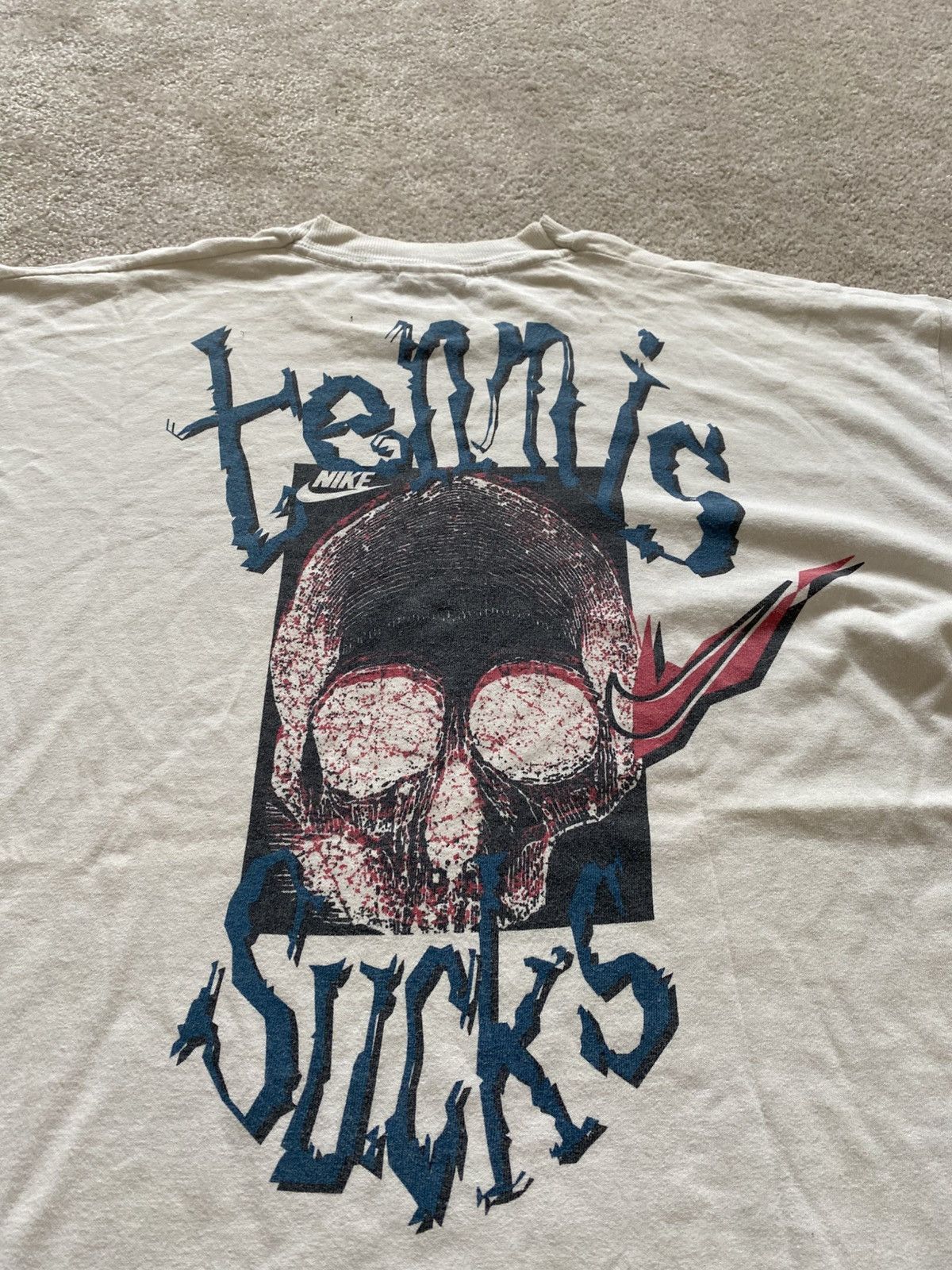 Nike Vintage Nike Tennis Sucks Rare T-Shirt Size US L / EU 52-54 / 3 - 10 Thumbnail
