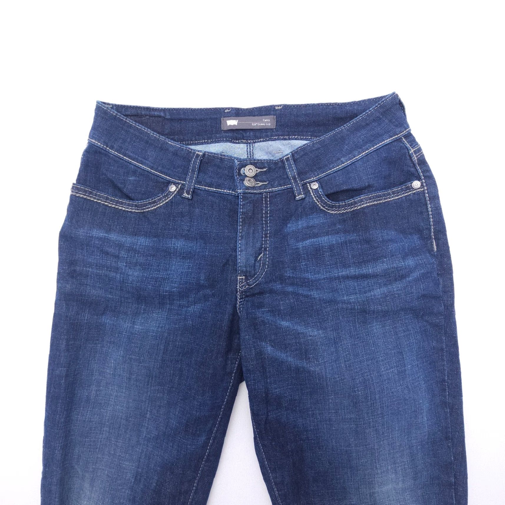 Levi's VINTAGE Levi's Levi's 529 Jeans Skinny Dark Wash 10 Women 30x31 Blue 2000s Denim Mens Womens Size 32" / US 10 / IT 46 - 5 Thumbnail